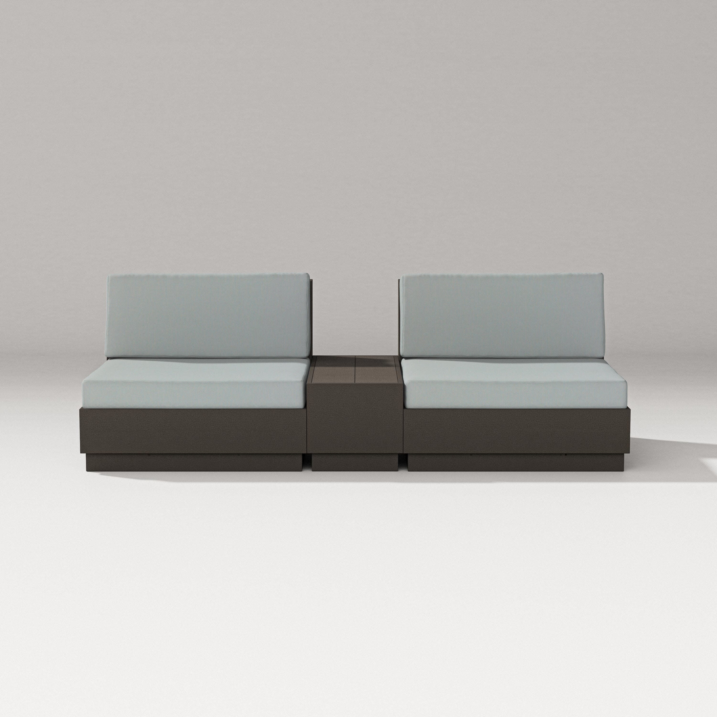 Elevate Lounge Chair Set in Vintage Coffee / Spa
