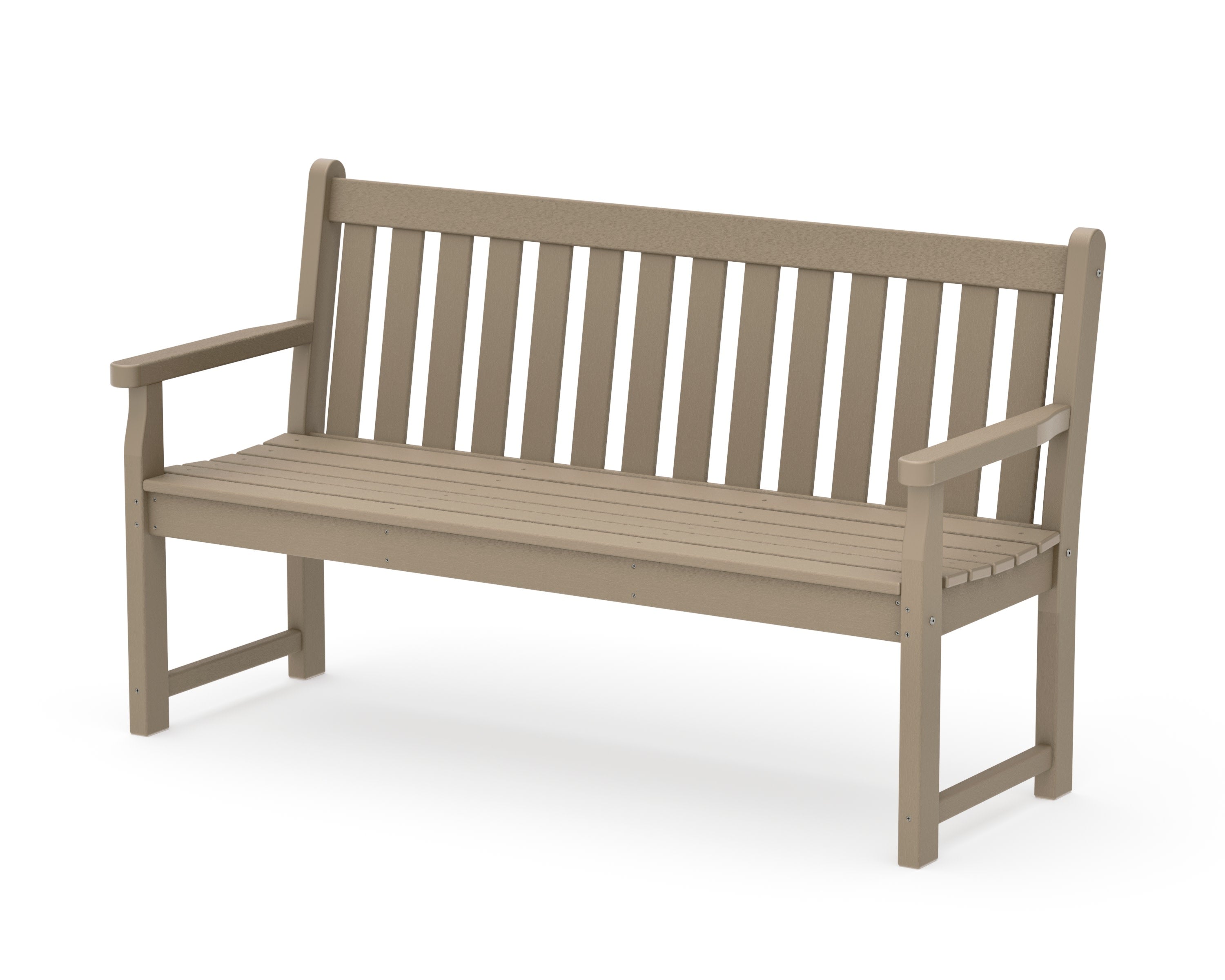 Traditional Garden 60" Bench in Vintage Sahara