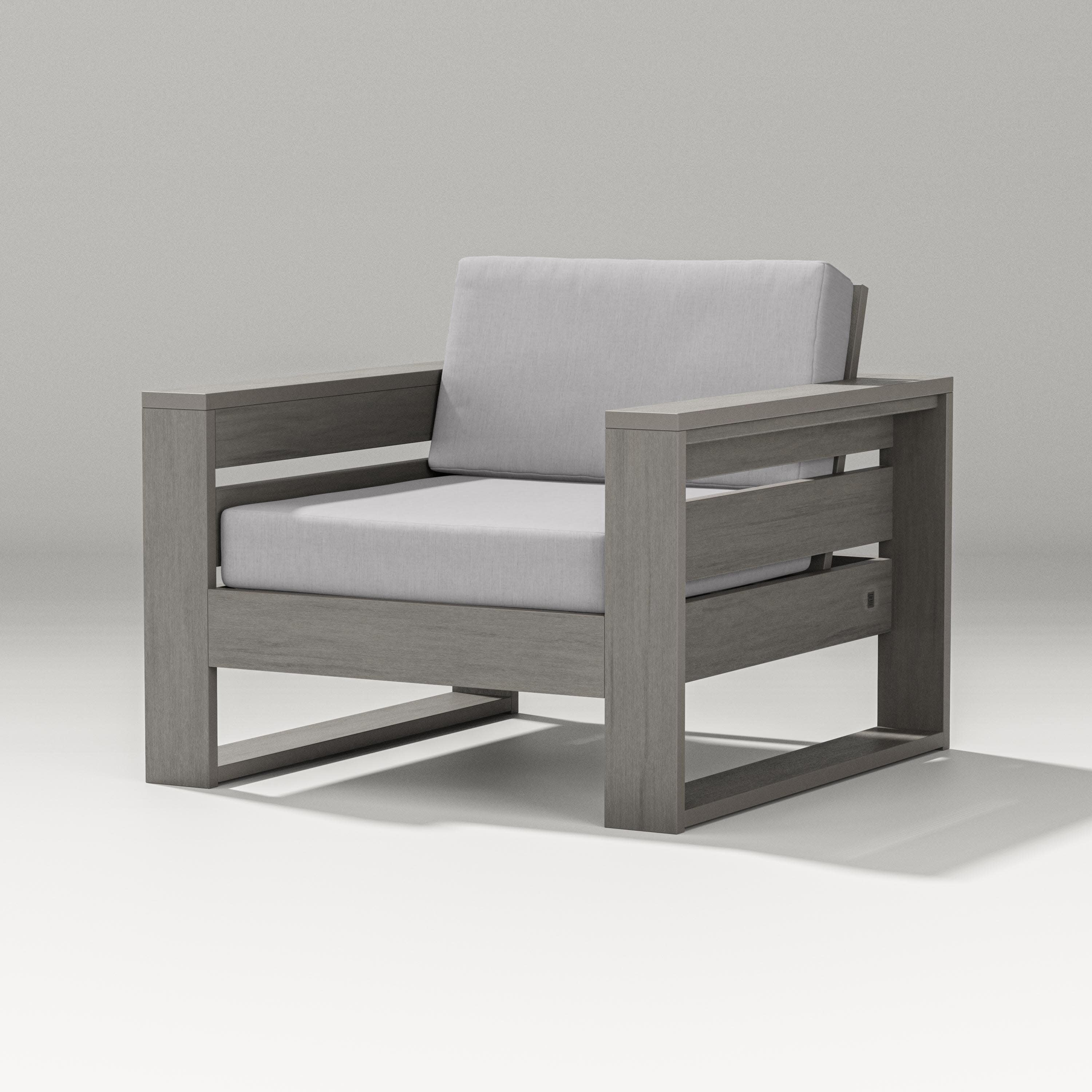 Latitude Lounge Chair in Driftwood / Granite