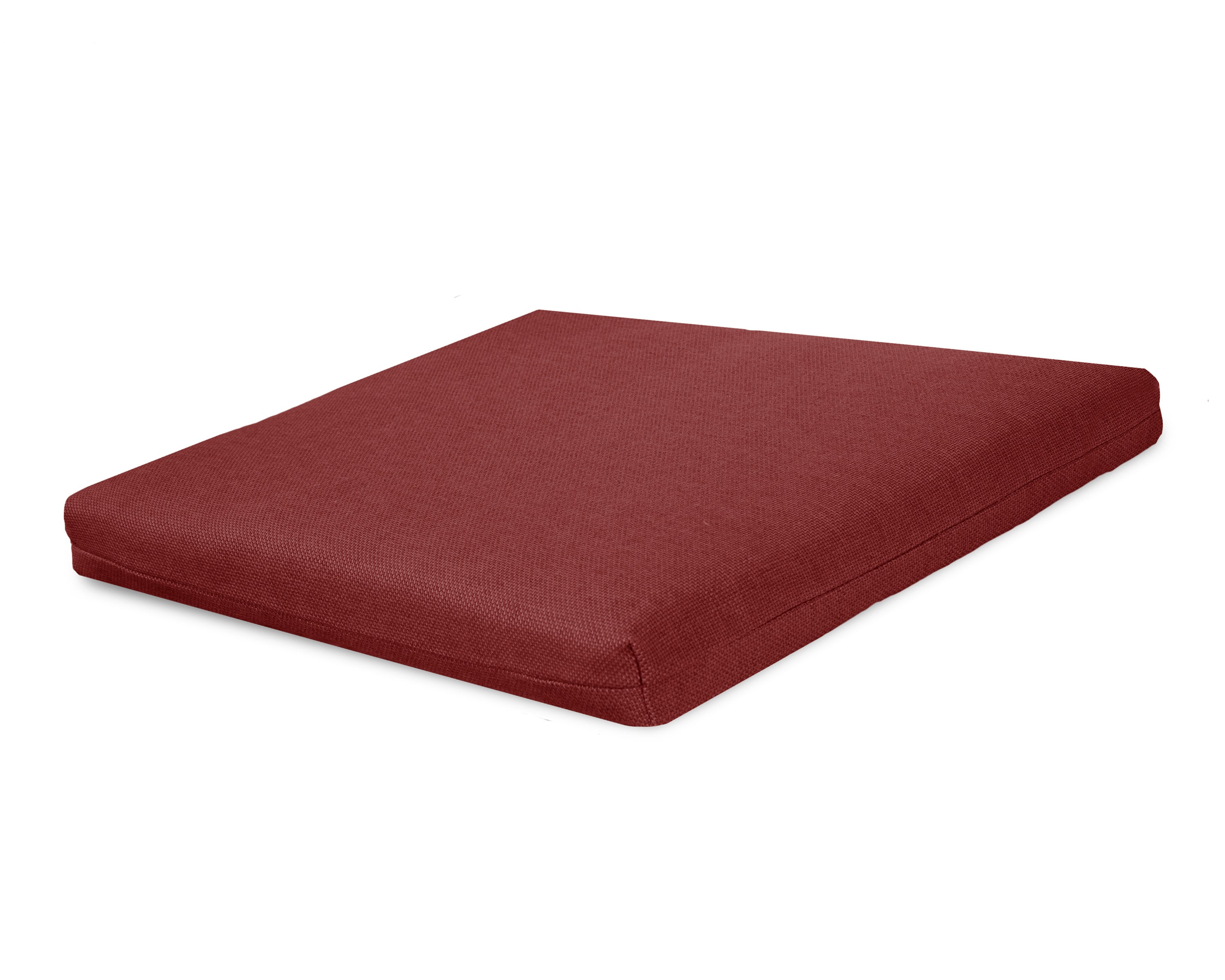 Seat Cushion - 16.25"D x 20.25"W x 2.5"H in Essential Garnet