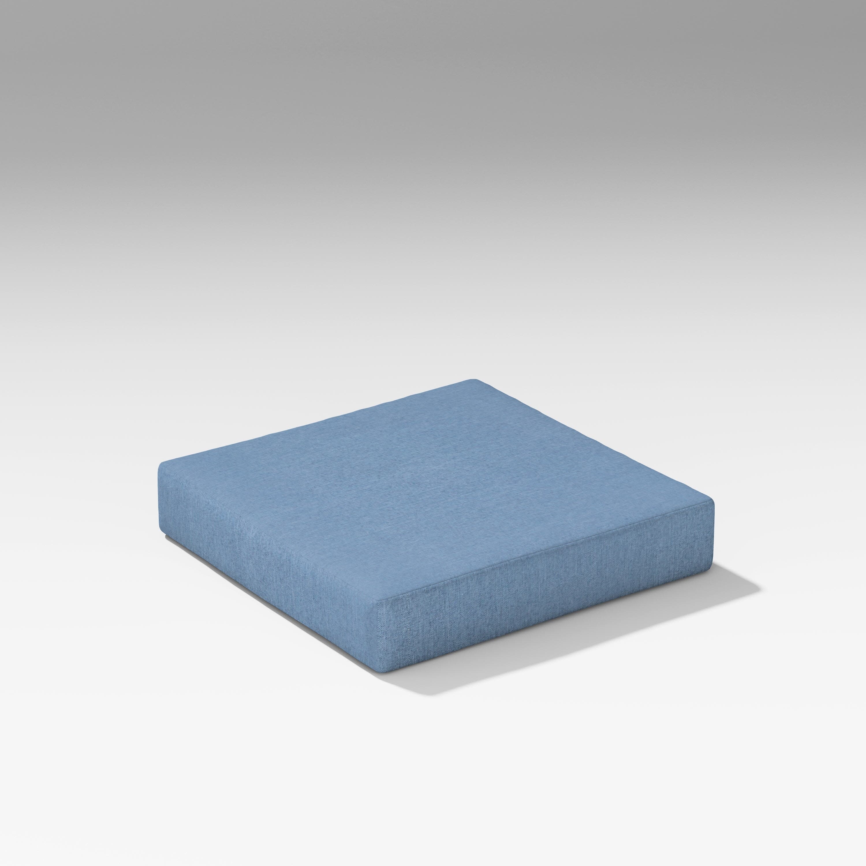 Latitude Modular Ottoman Seat Cushion in Sky Blue