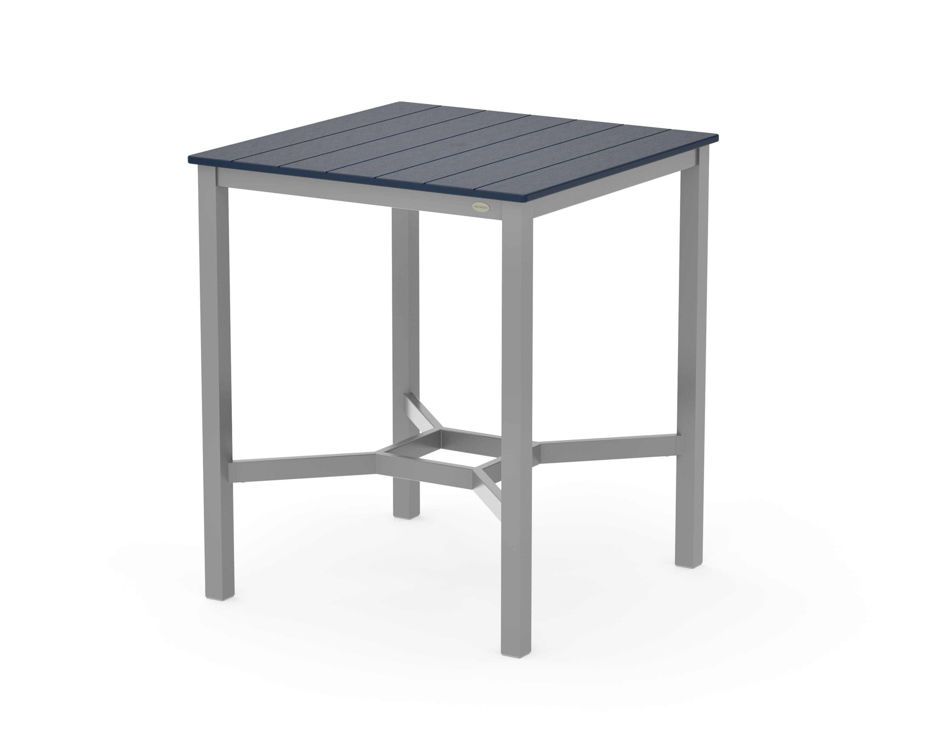 Main Street 36 x 36 Bar Table in Sand / Navy