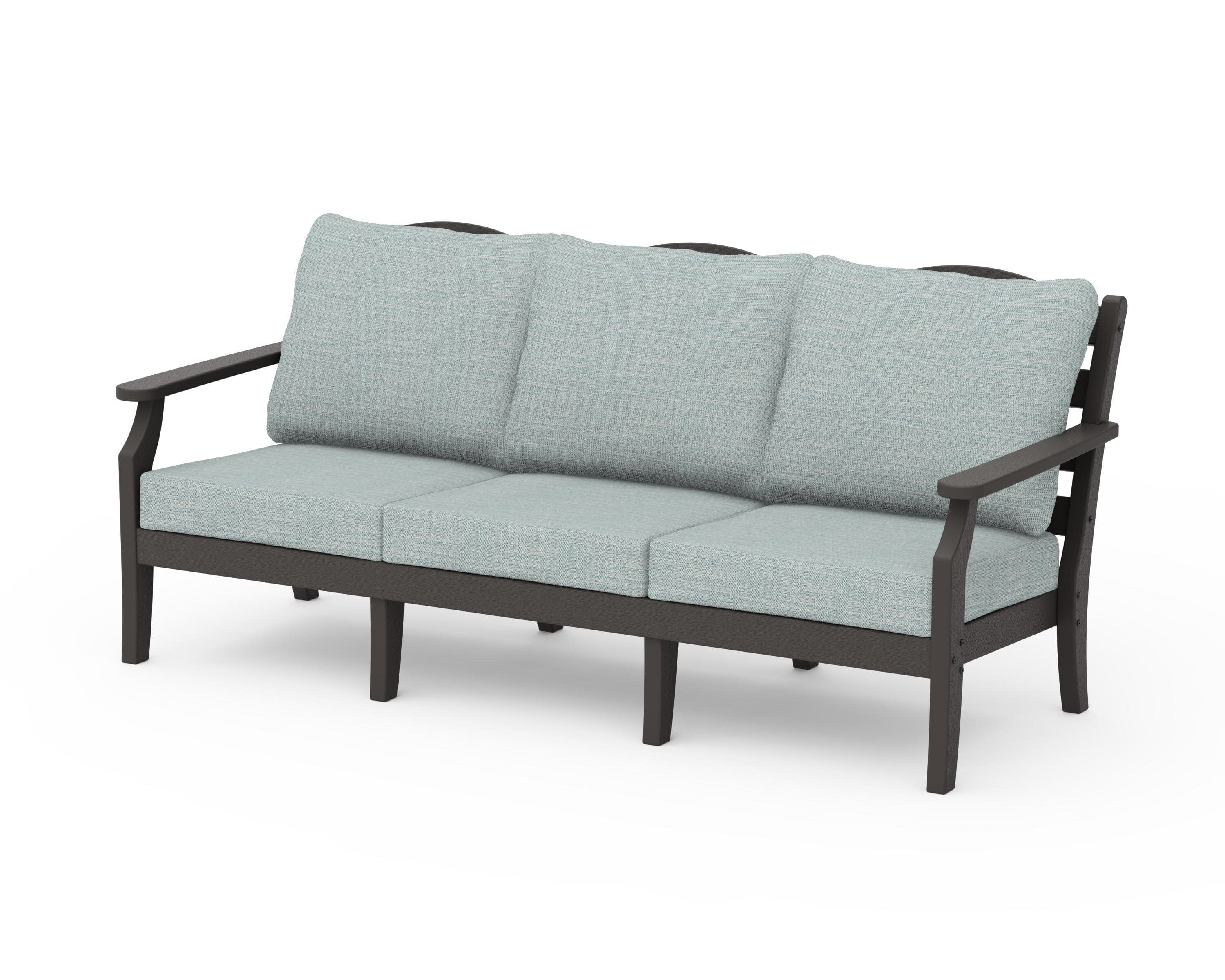 Savannah Deep Seating Sofa in Vintage Coffee / Soothe Mist