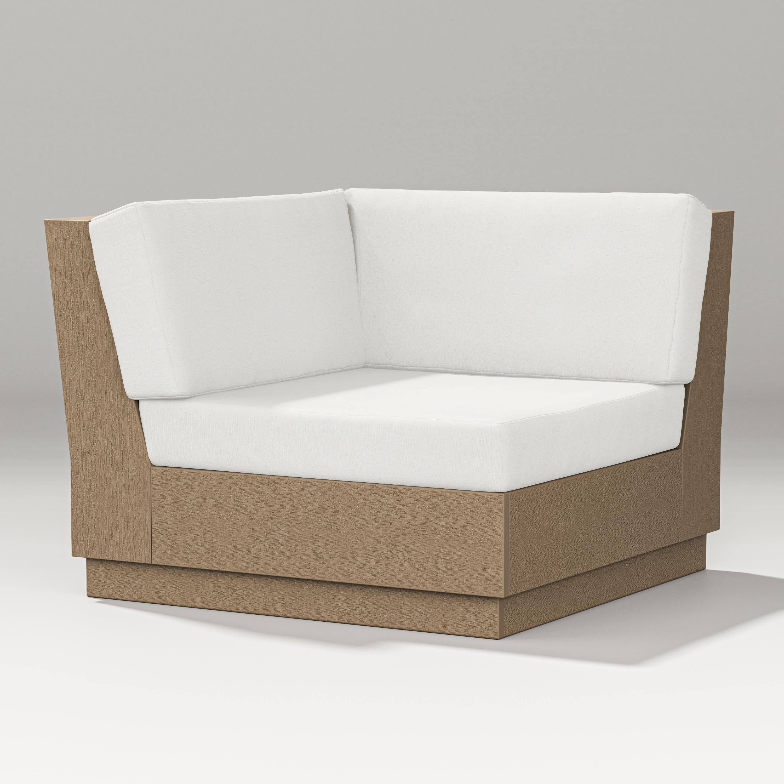 Elevate Modular Corner Chair in Vintage Sahara / Natural Linen