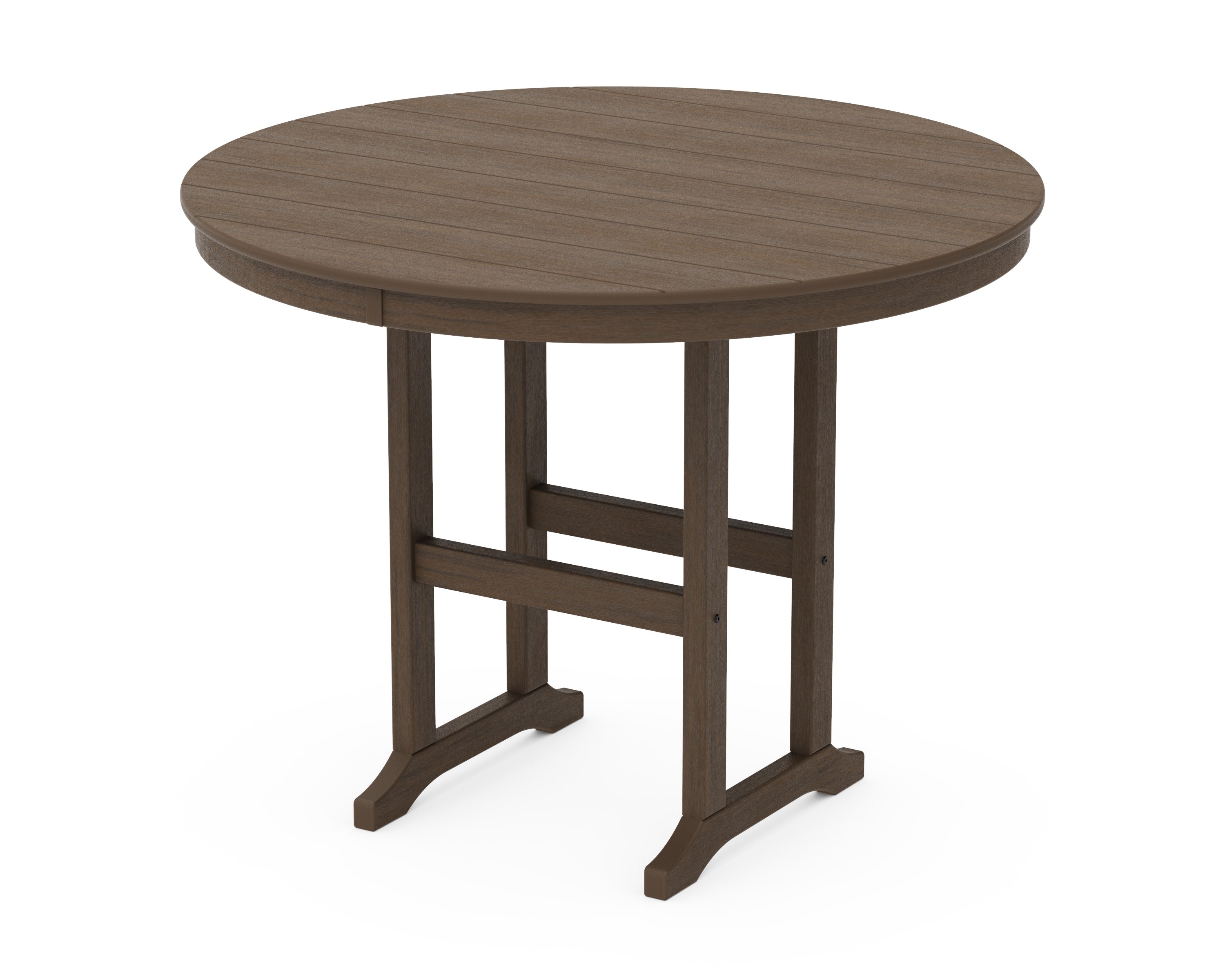 48" Round Farmhouse Counter Table in Kona