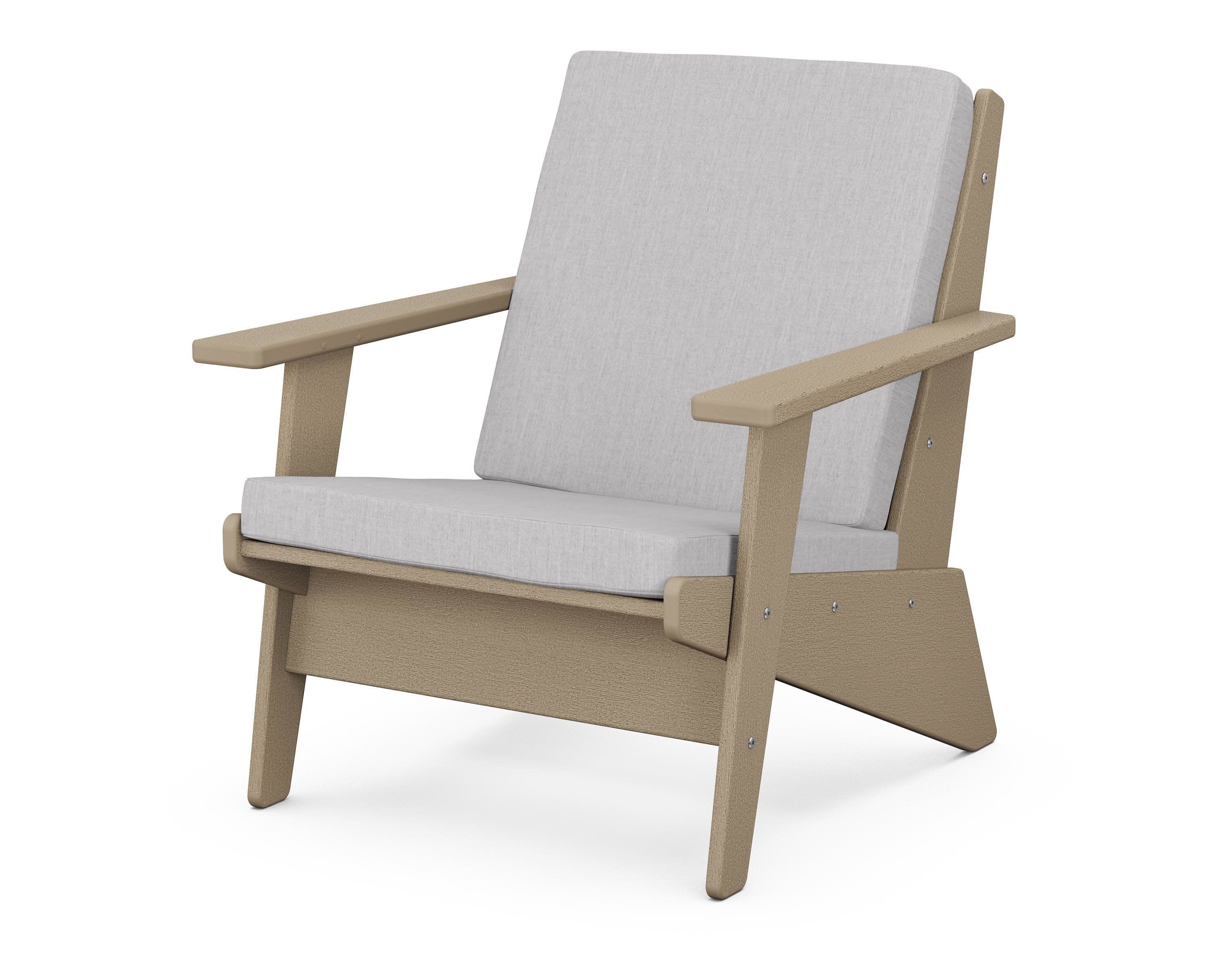 Riviera Modern Lounge Chair in Vintage Sahara / Granite