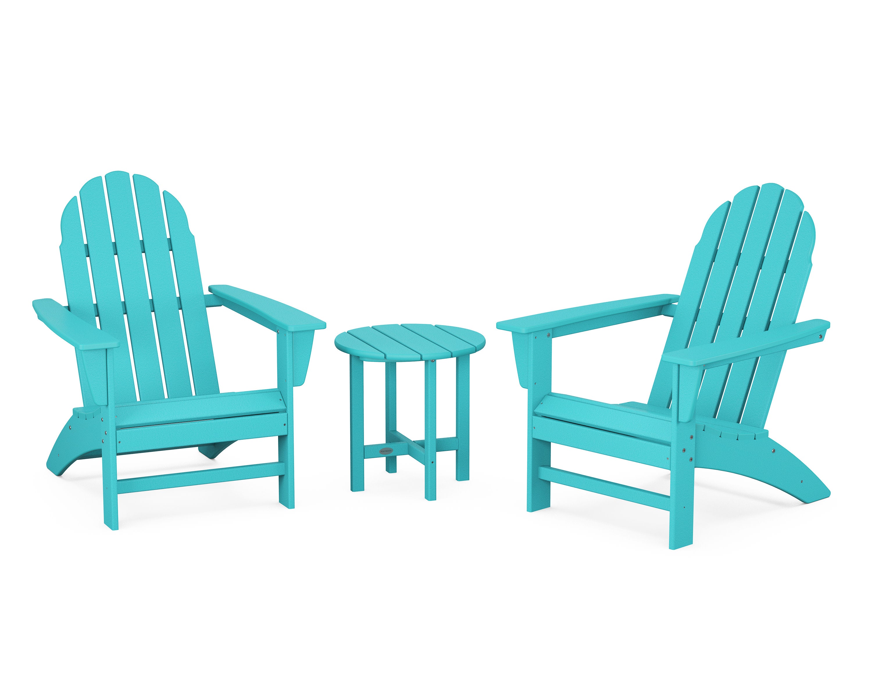 Vineyard 3-Piece Adirondack Set in Aruba