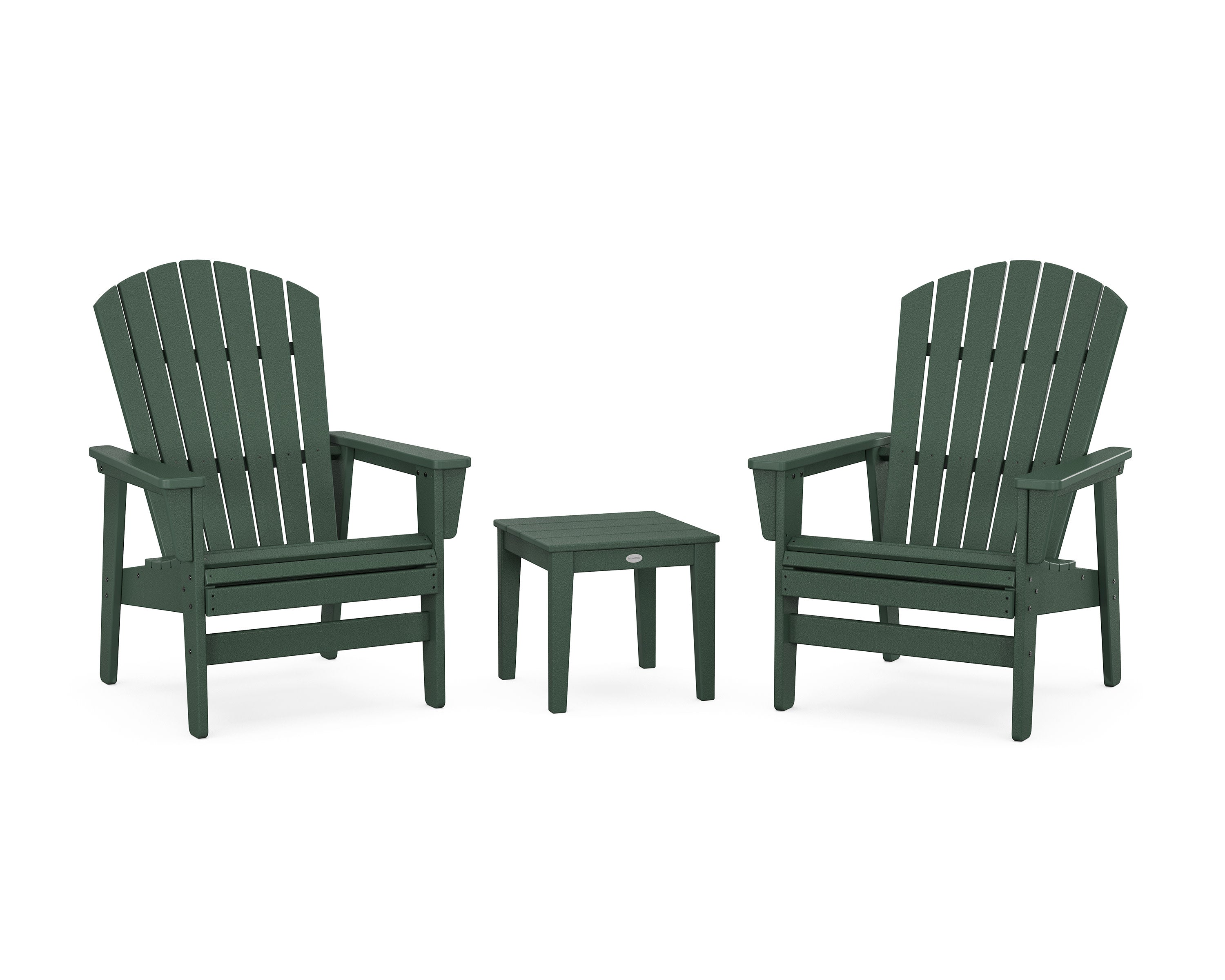 3-Piece Nautical Grand Upright Adirondack Set in Green
