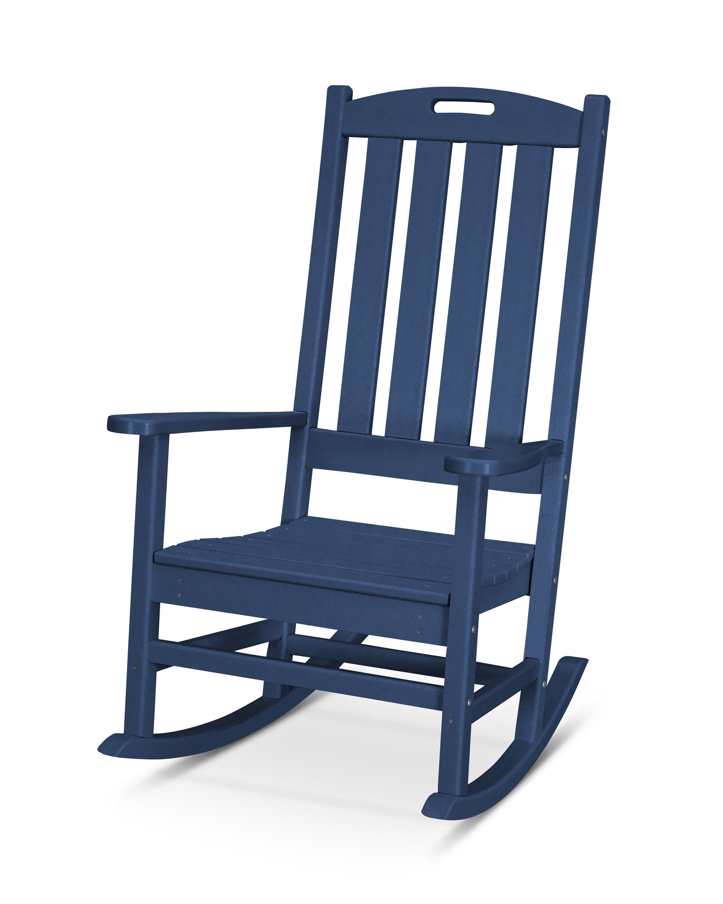 Nautical Porch Rocking Chair in Navy