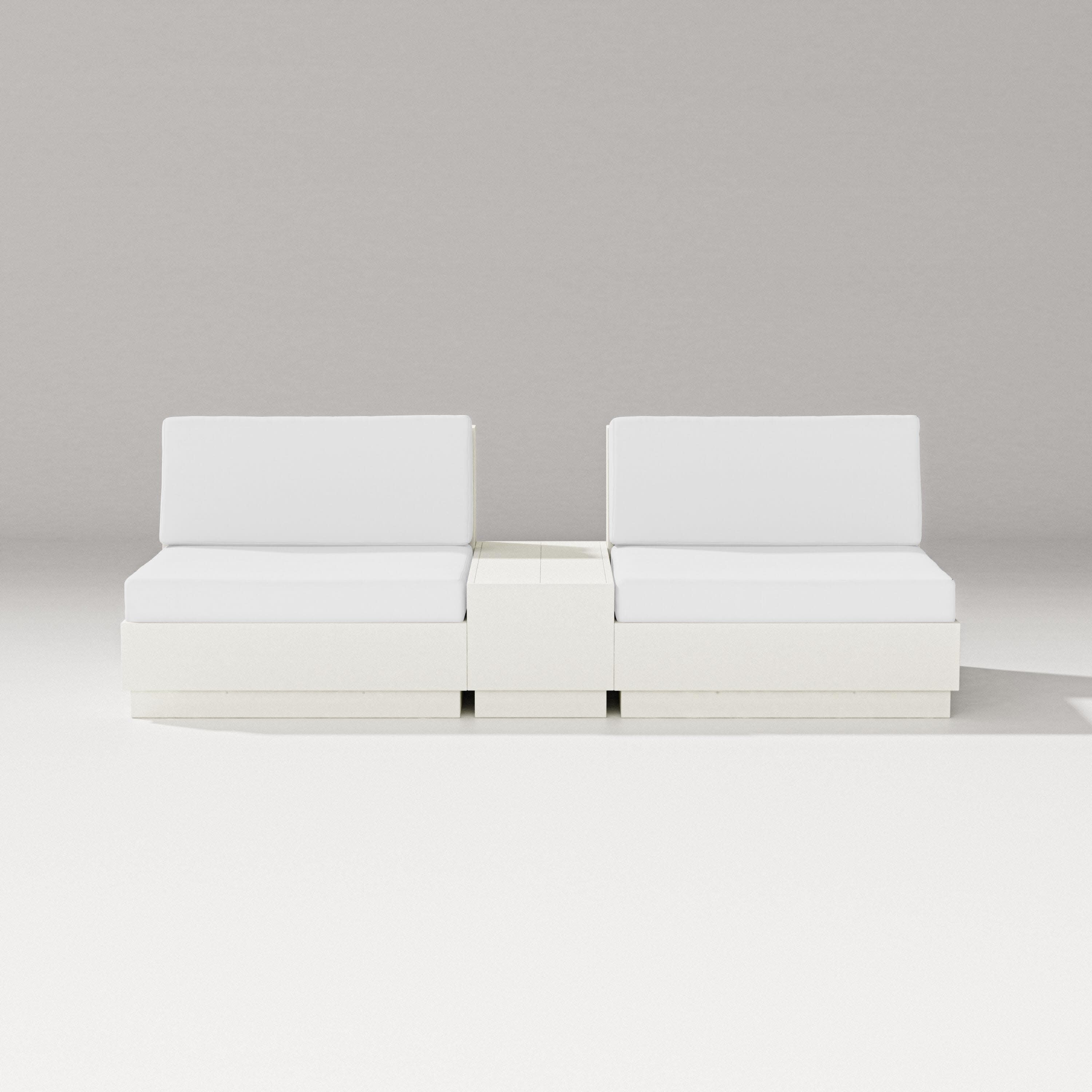Elevate Lounge Chair Set in Vintage White / Natural