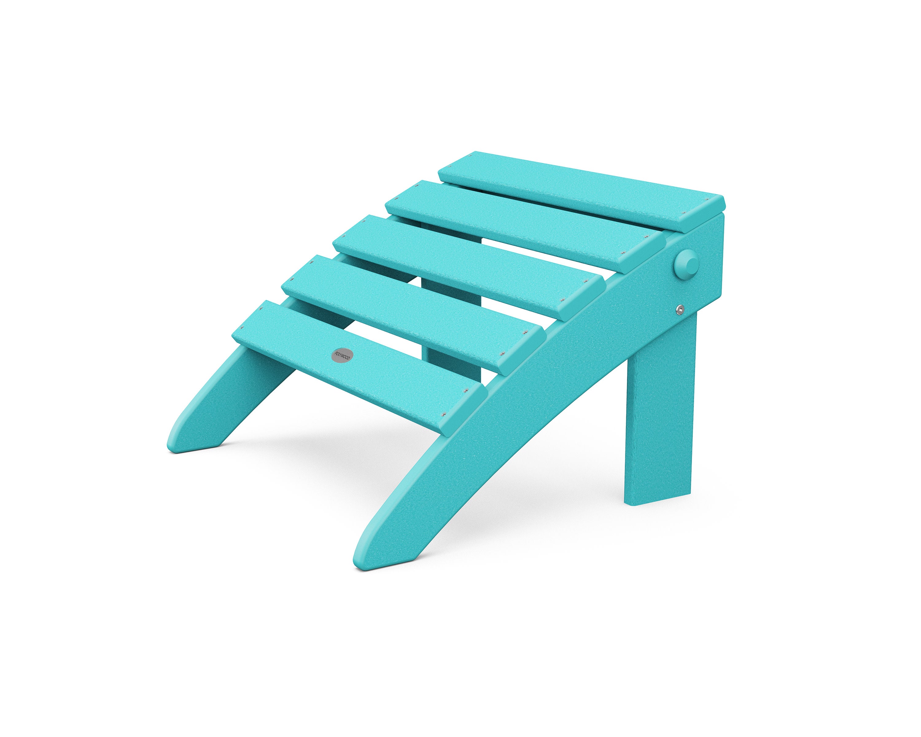 Classic Adirondack Folding Ottoman in Aruba