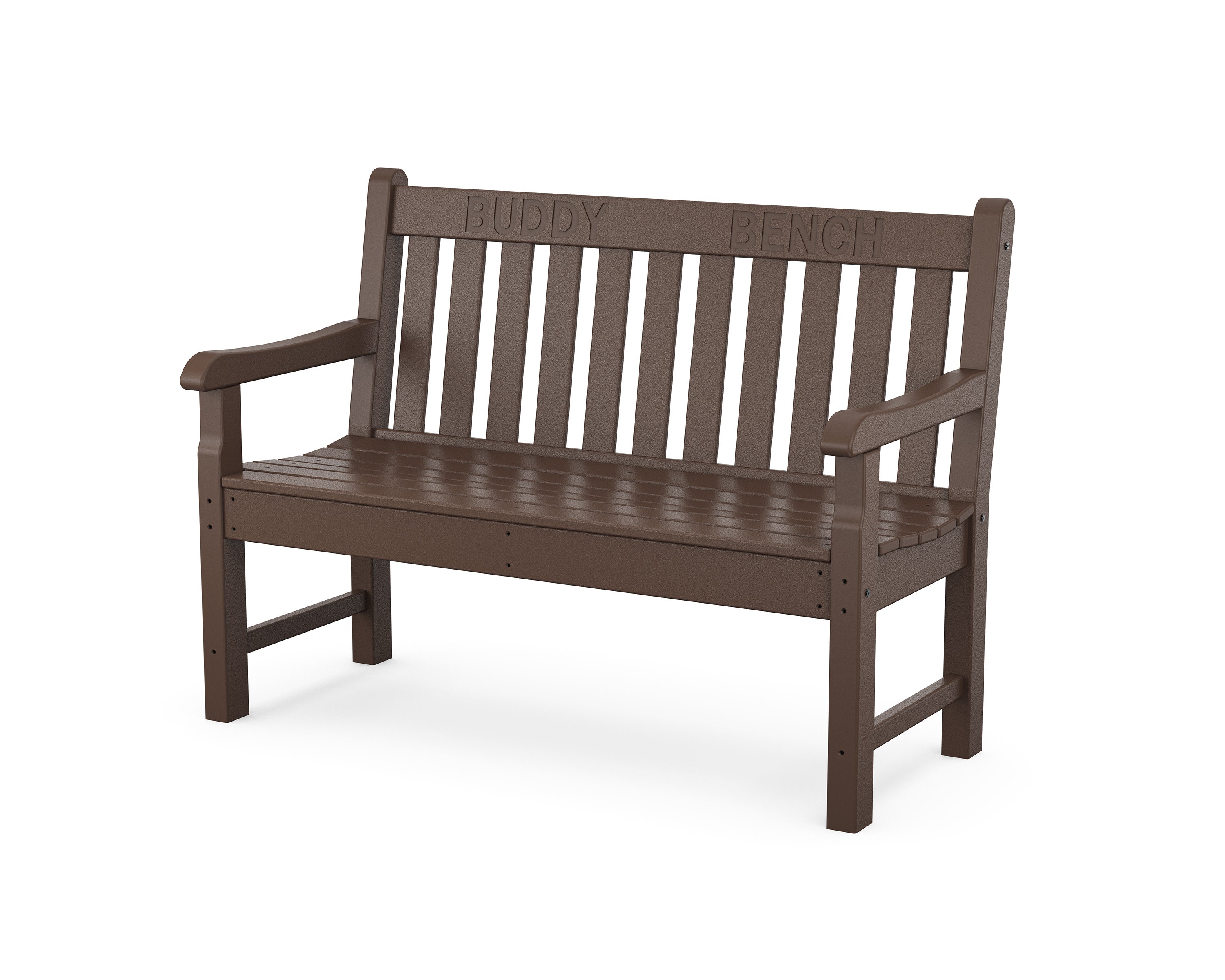 48" Buddy Bench in Mahogany