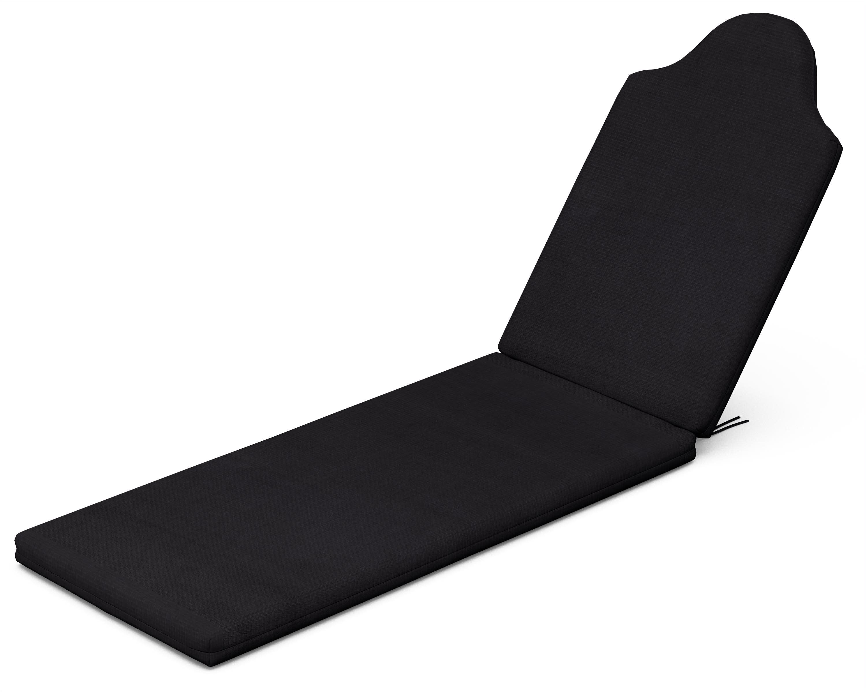 Chaise Cushion in Midnight Linen