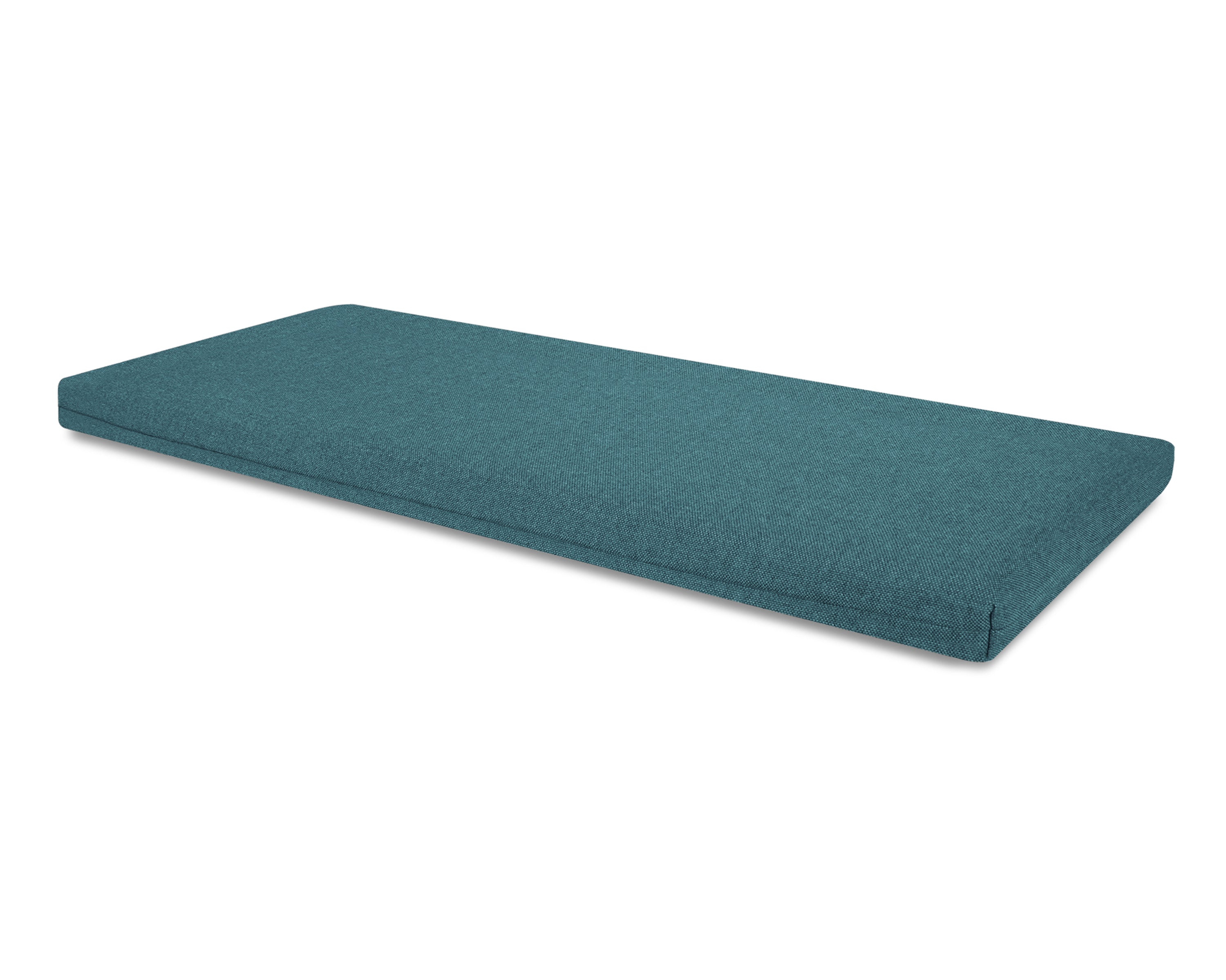 Bench Seat Cushion - 17.25"D x 56.5"W x 2.5"H in Blend Lagoon