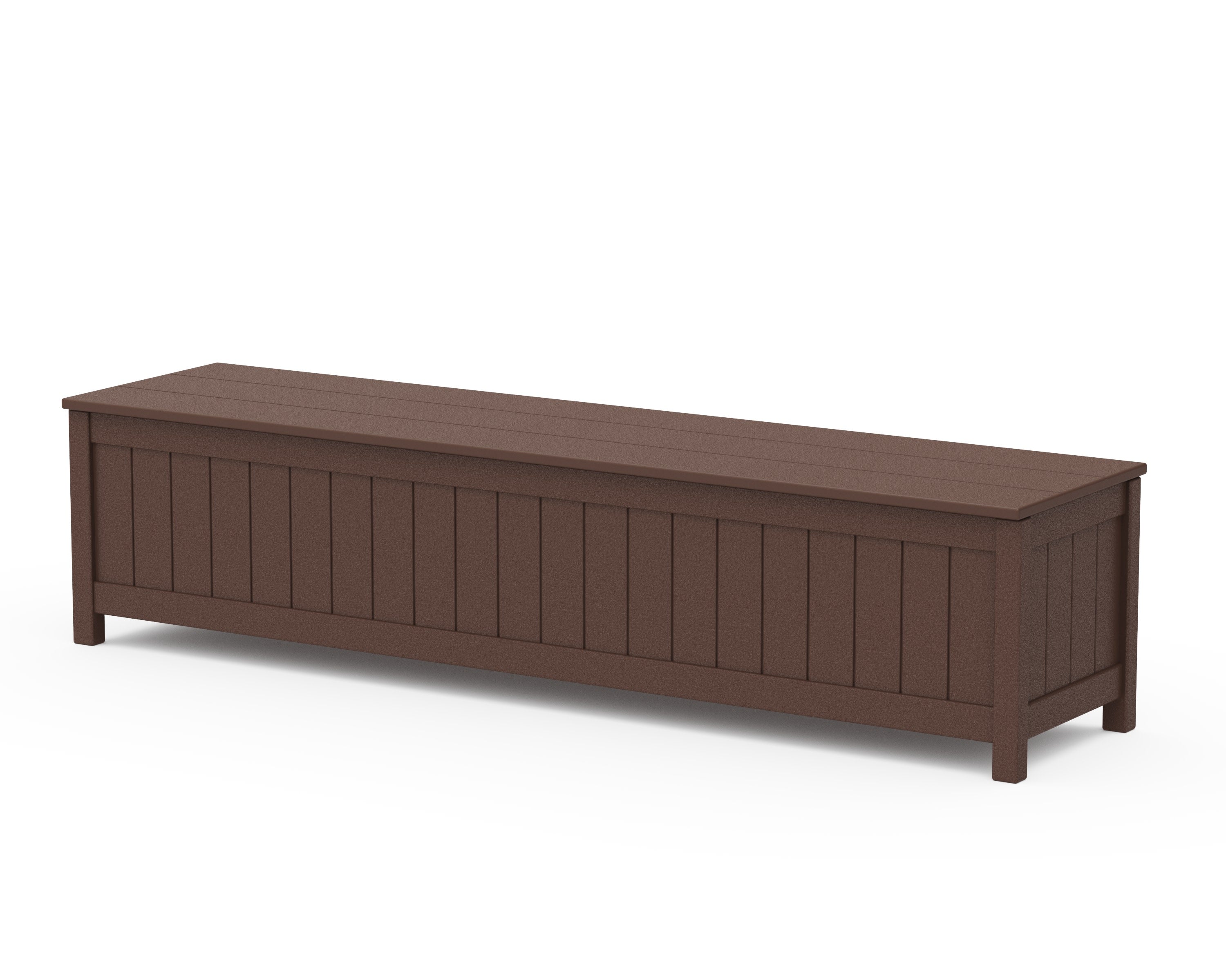 Vineyard 72" Storage Bench in Mahogany