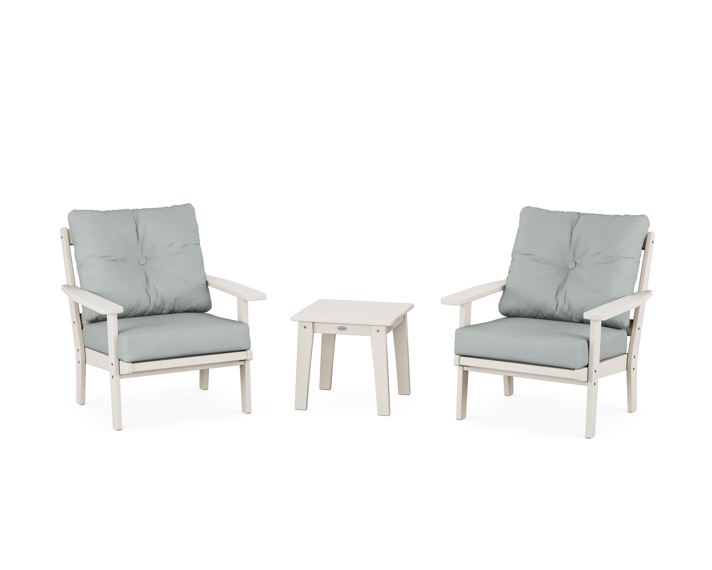 Prairie 3-Piece Deep Seating Set in Sand / Spa