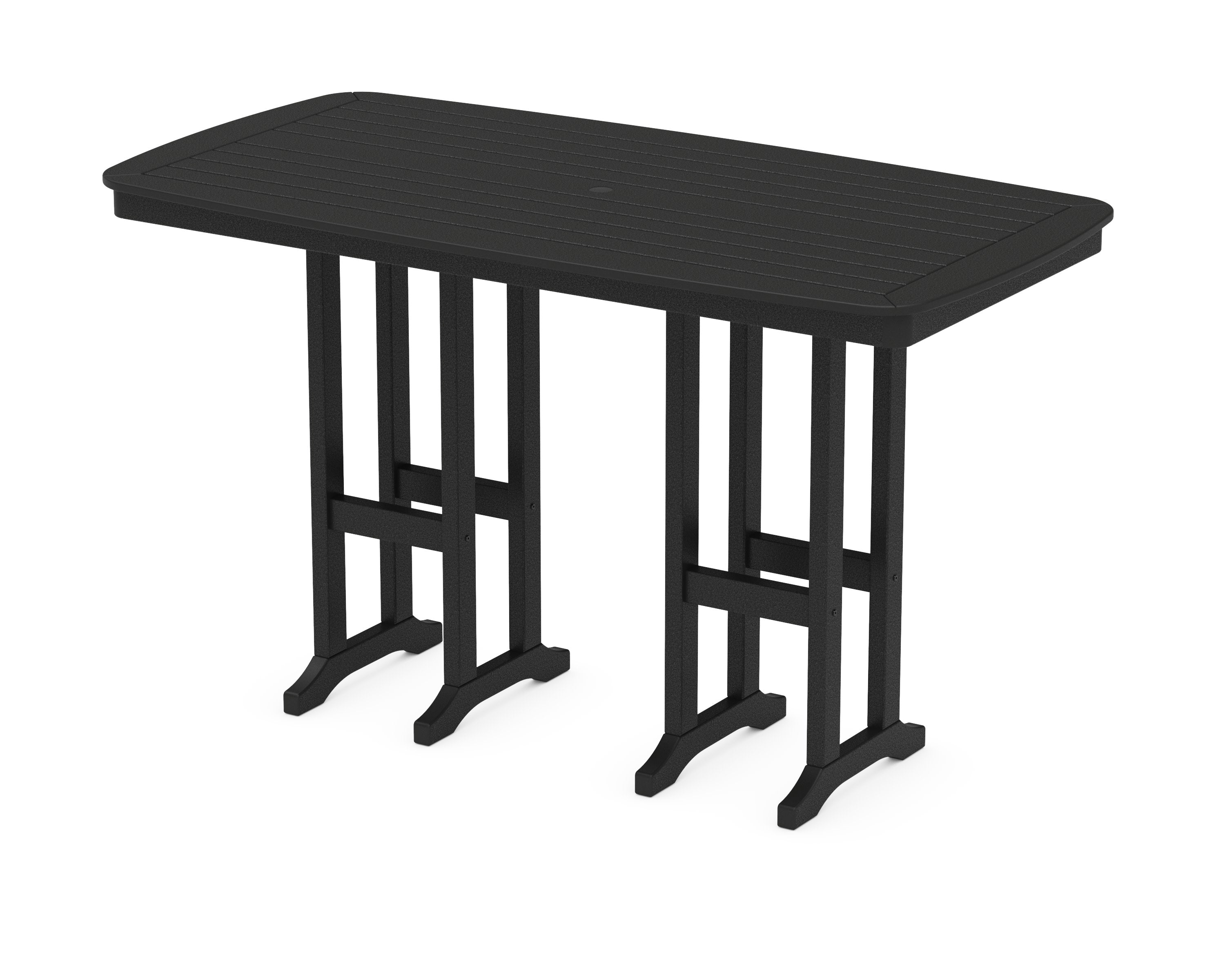Nautical 37" x 72" Bar Table in Black