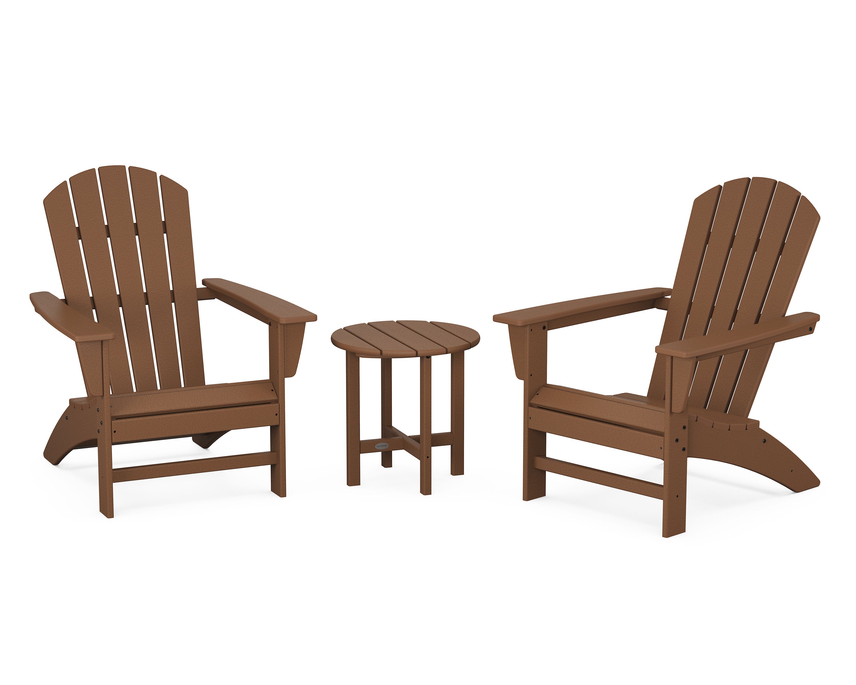 Nautical 3-Piece Adirondack Set in Teak