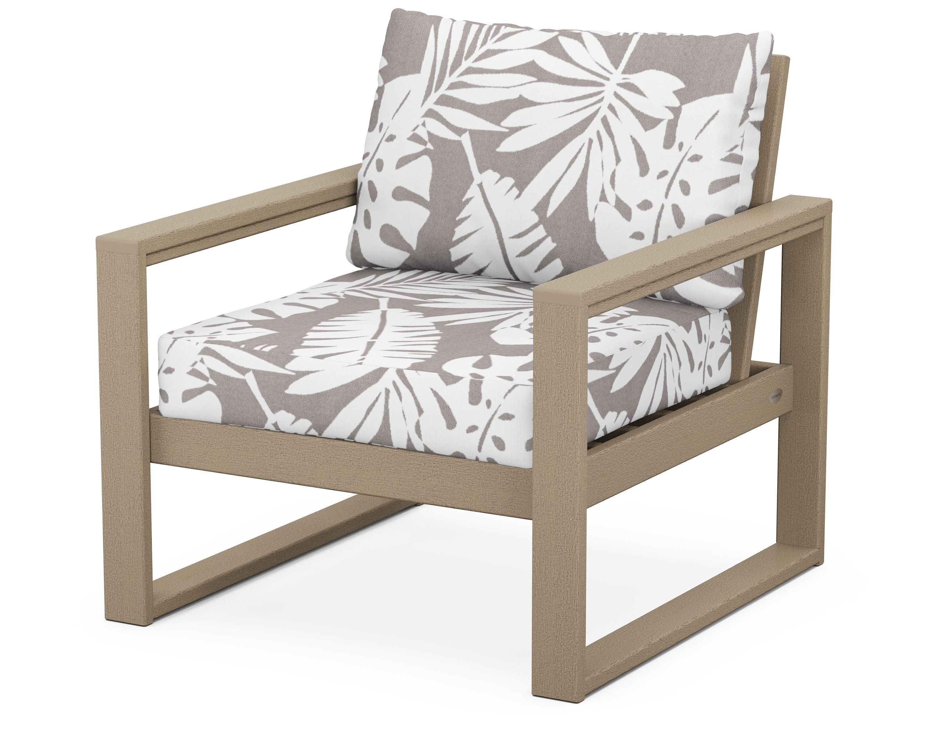 EDGE Club Chair in Vintage Sahara / Leaf Grey Mist