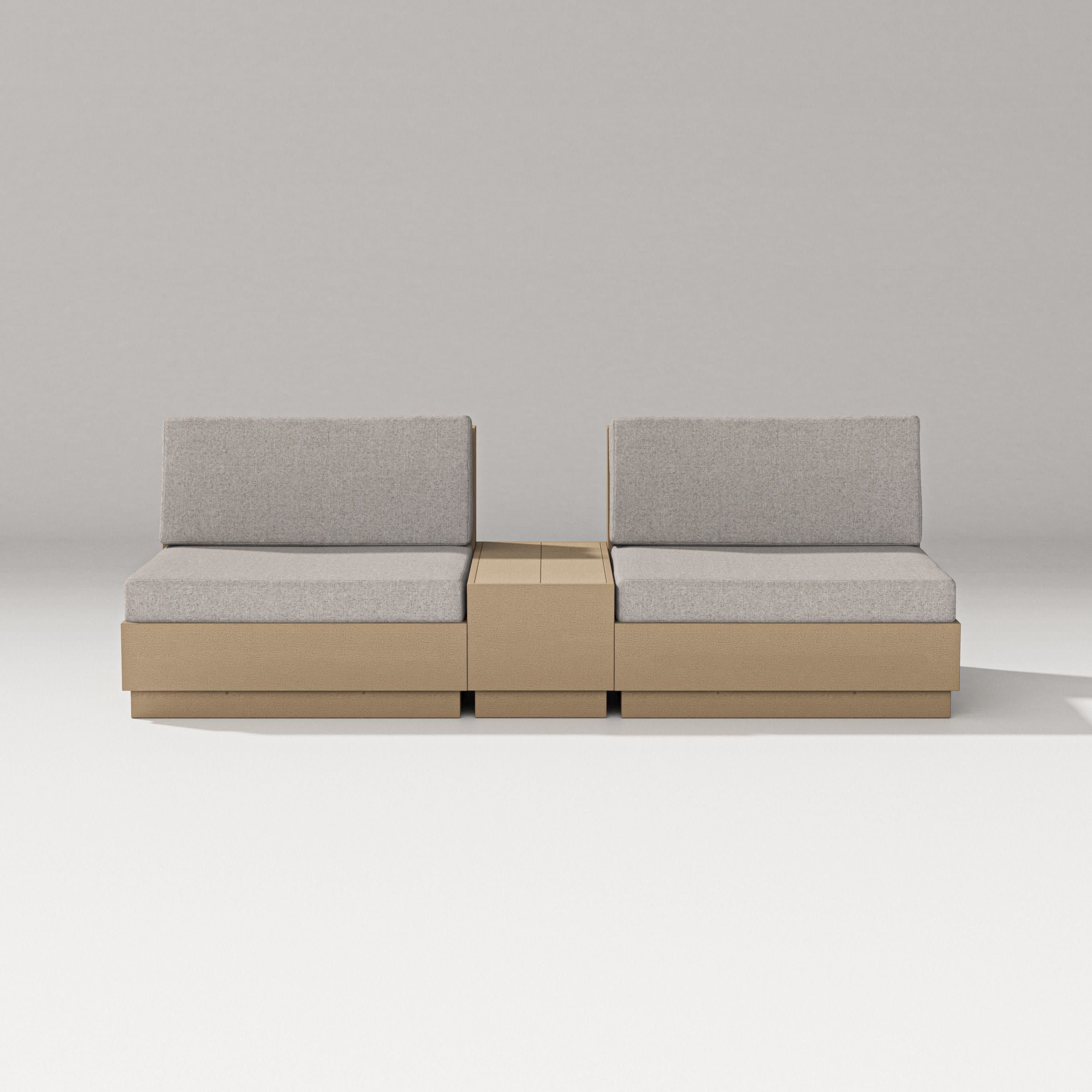 Elevate Lounge Chair Set in Vintage Sahara / Weathered Tweed