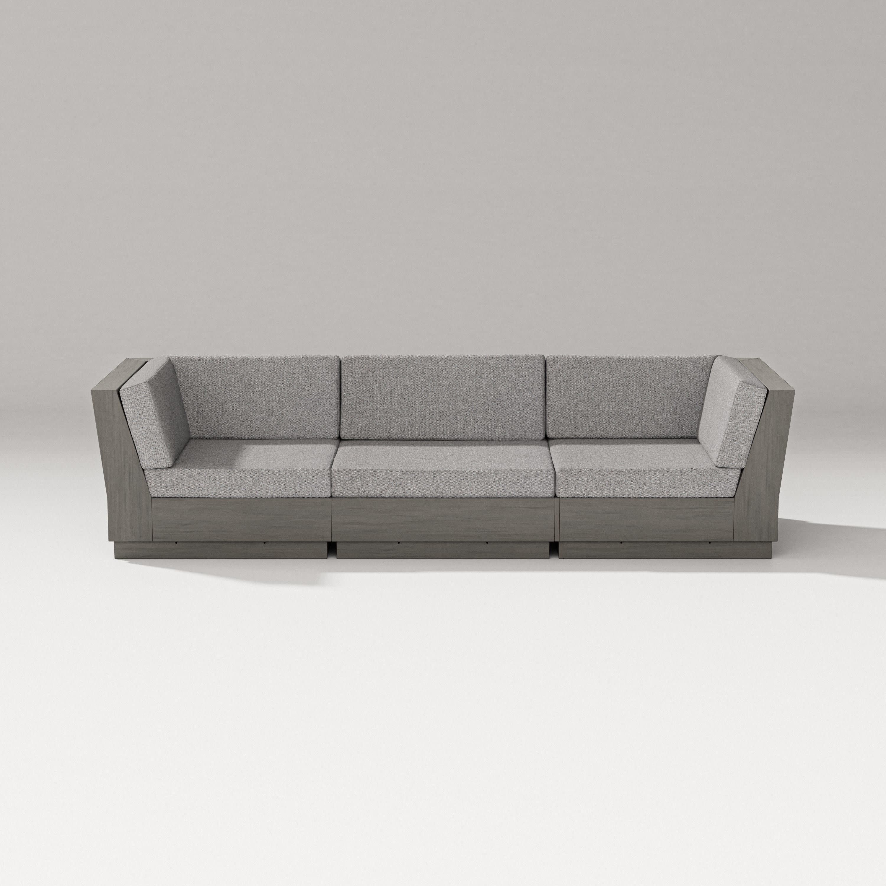 Elevate Sofa Sectional in Driftwood / Grey Mist