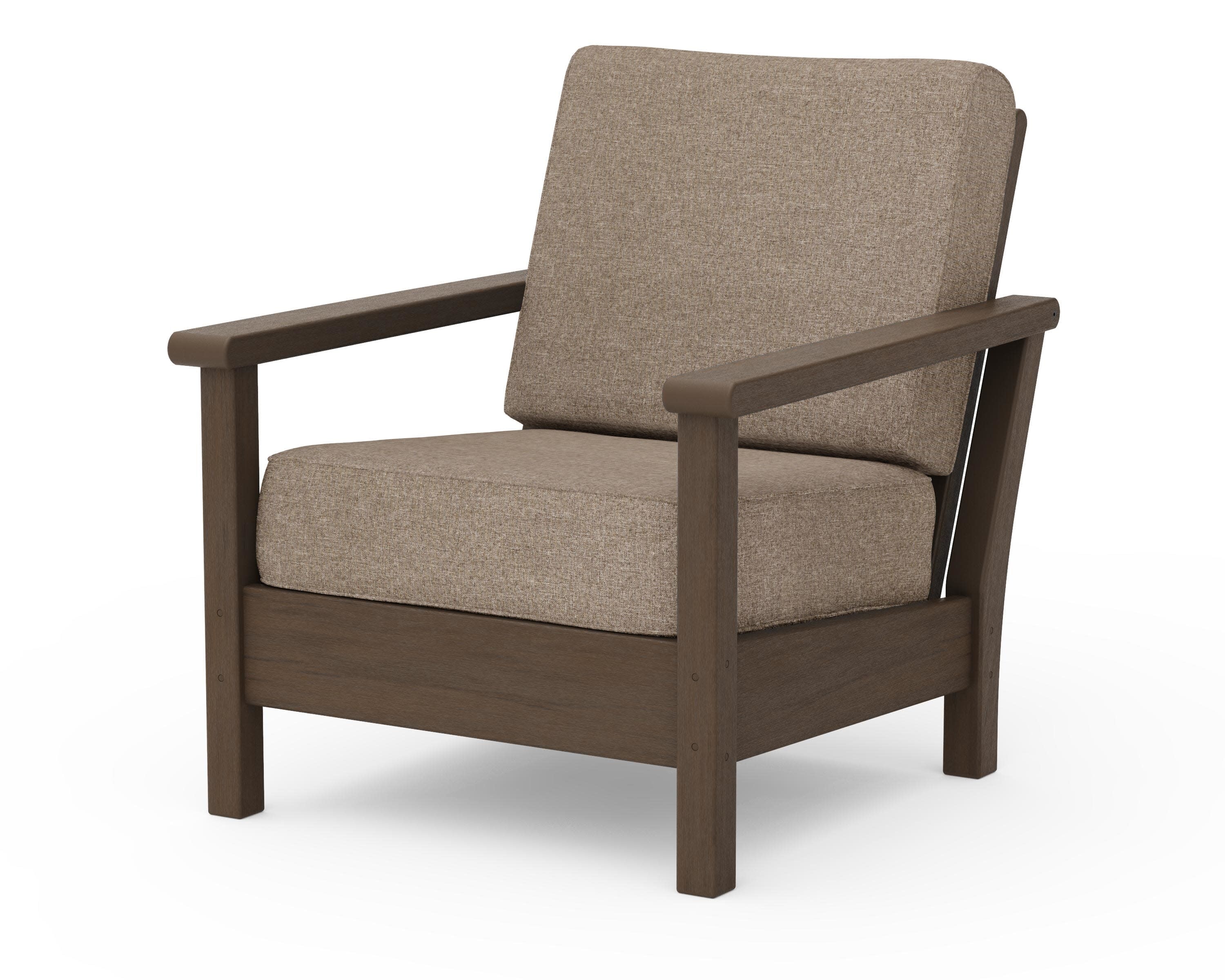Harbour Deep Seating Chair in Kona / Spiced Burlap