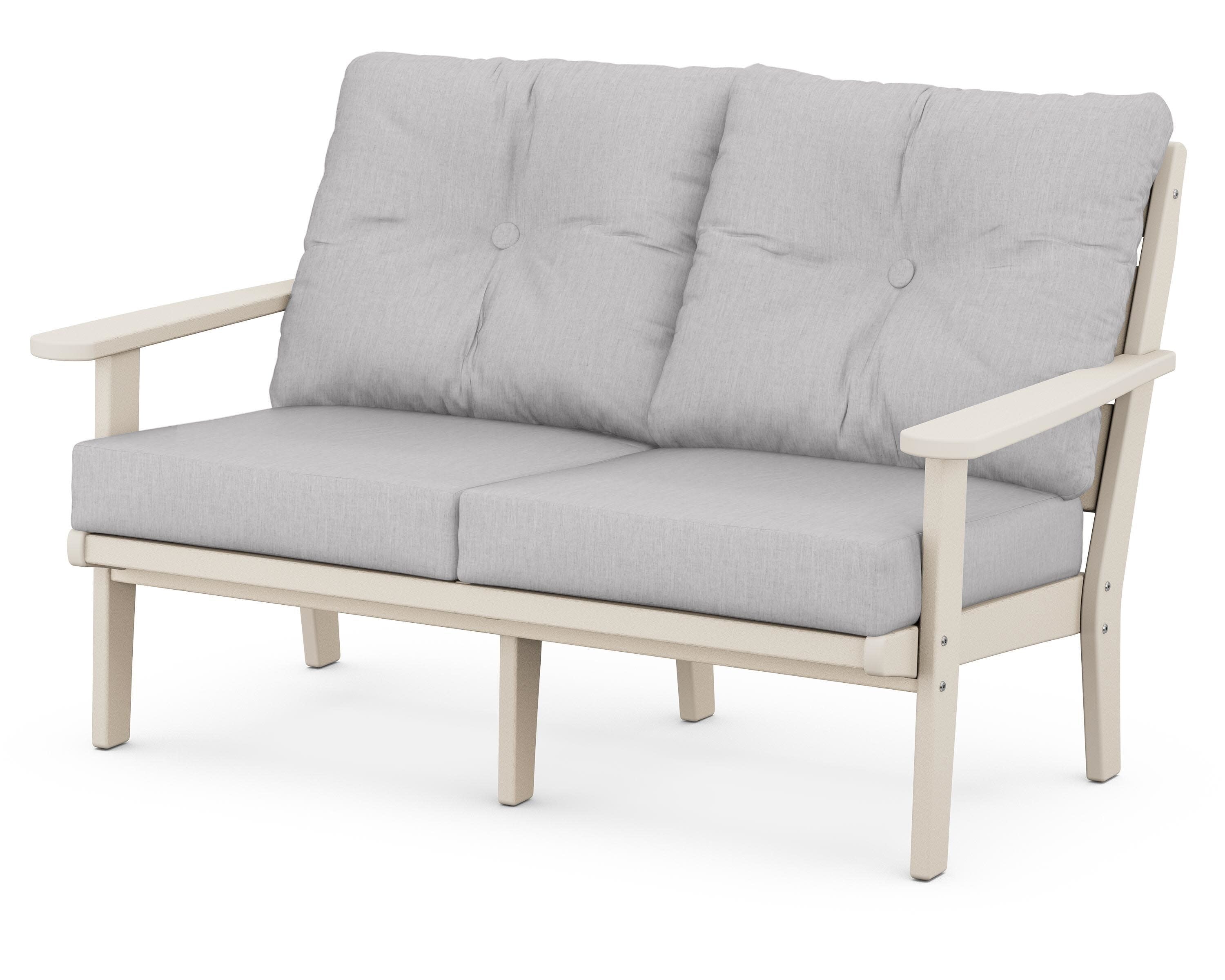 Lakeside Deep Seating Loveseat in Sand / Granite