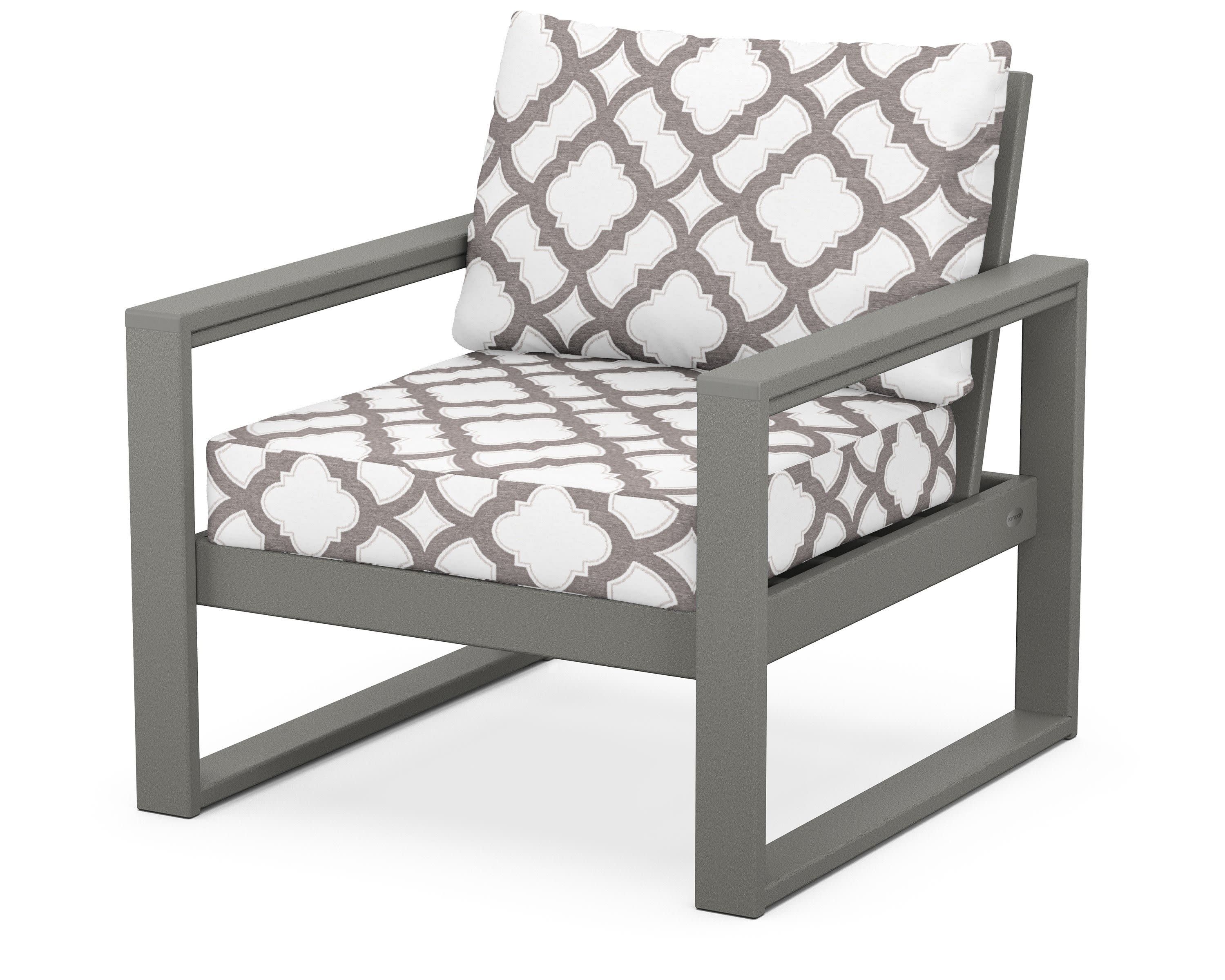 EDGE Club Chair in Slate Grey / Trellis Grey Mist