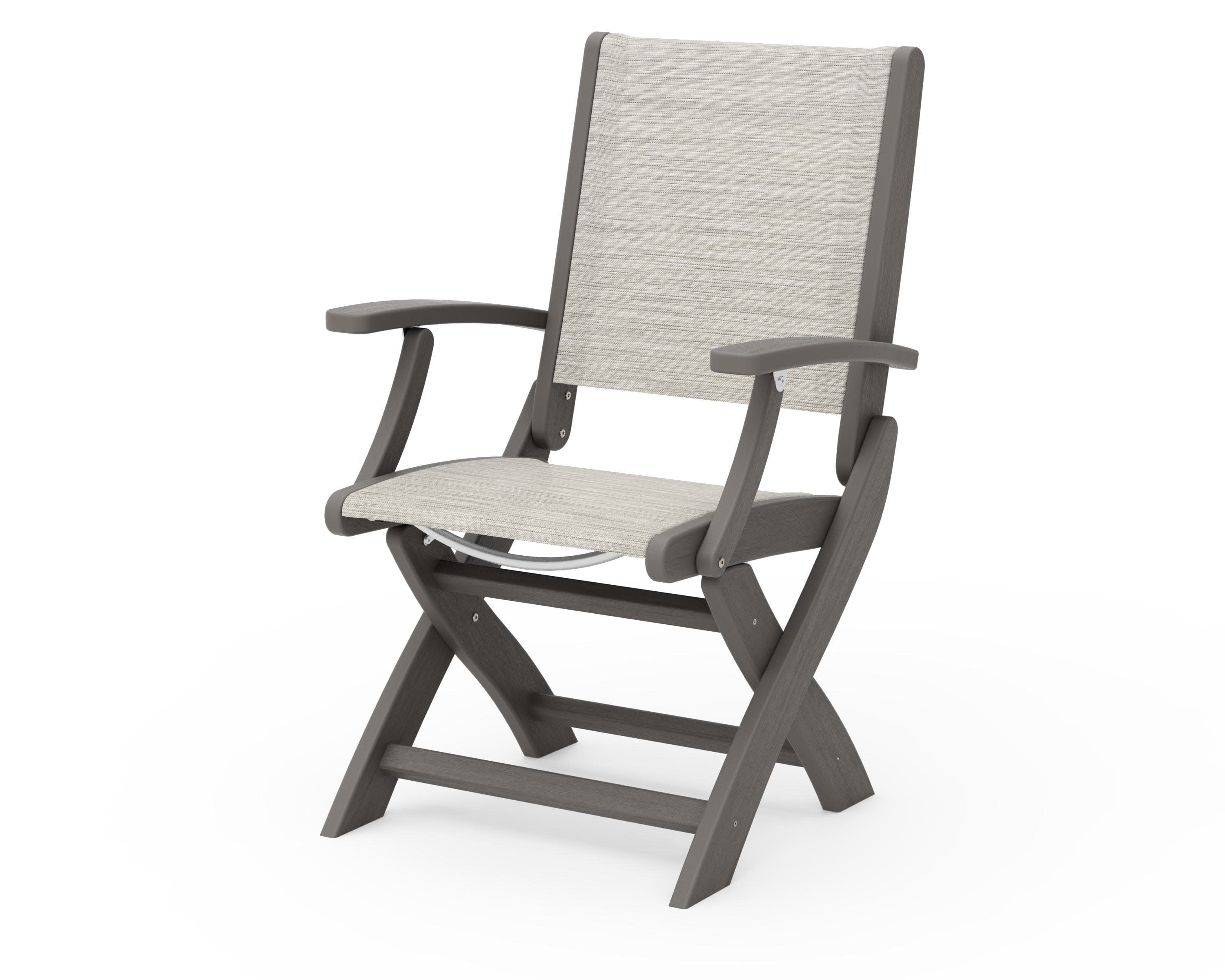 Coastal Folding Chair in Driftwood / Birch Sling