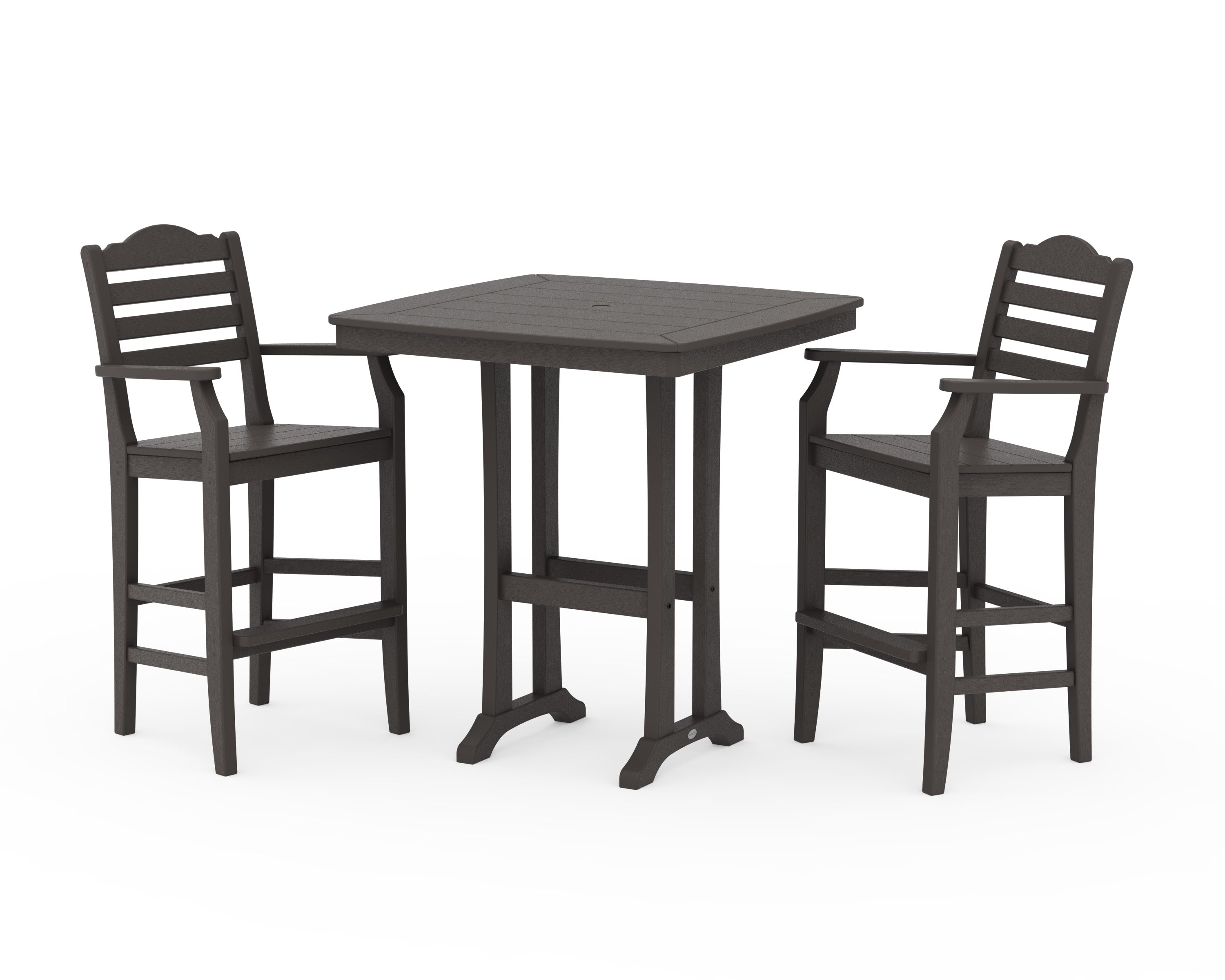 Savannah 3-Piece Bar Set in Vintage Coffee
