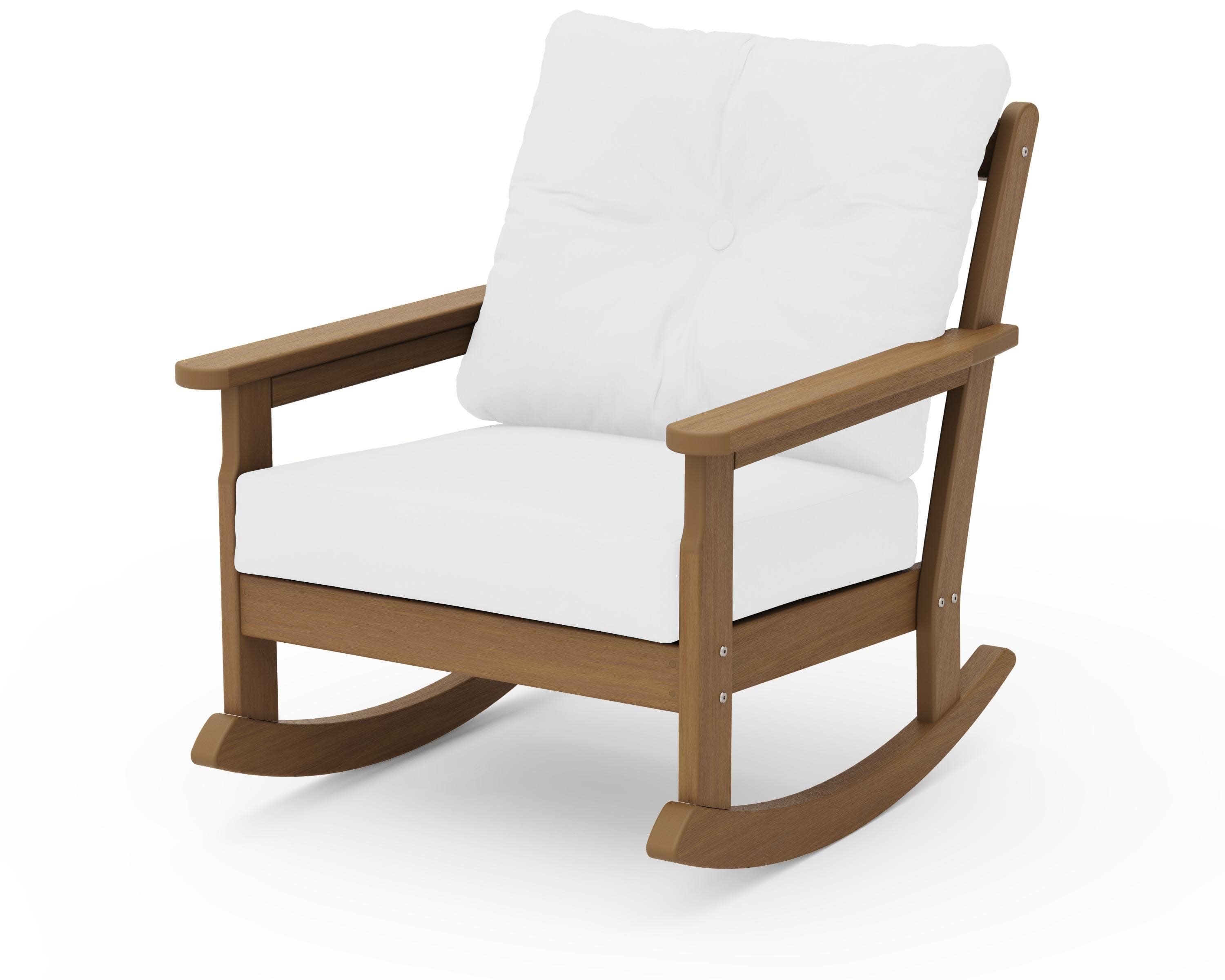 Vineyard Deep Seating Rocking Chair in Natural / Natural
