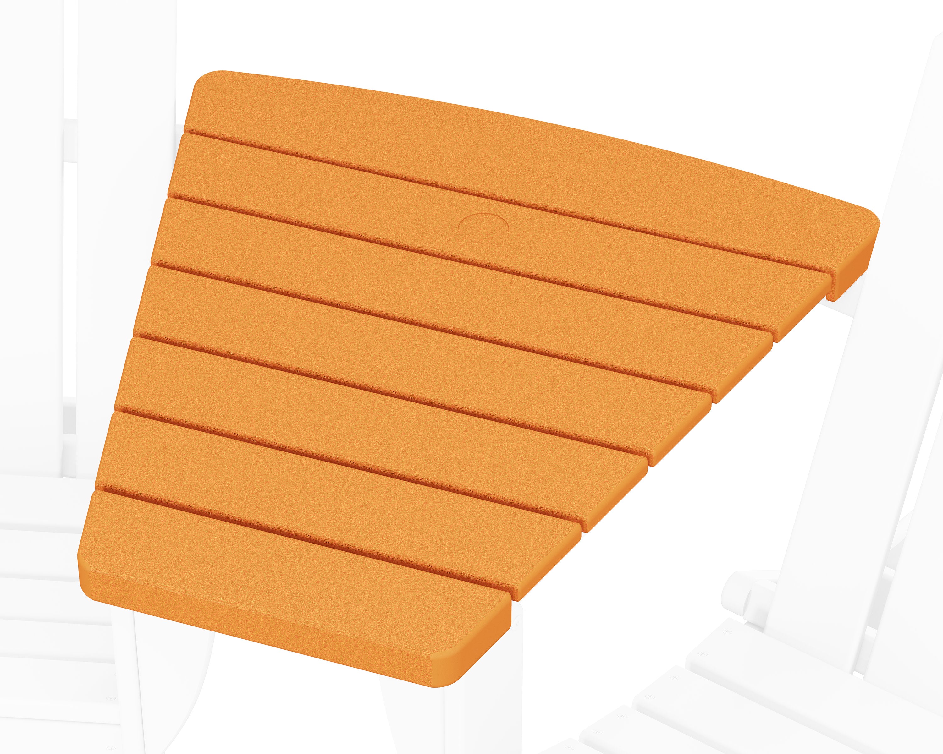 Classic Series Angled Adirondack Connecting Table in Tangerine