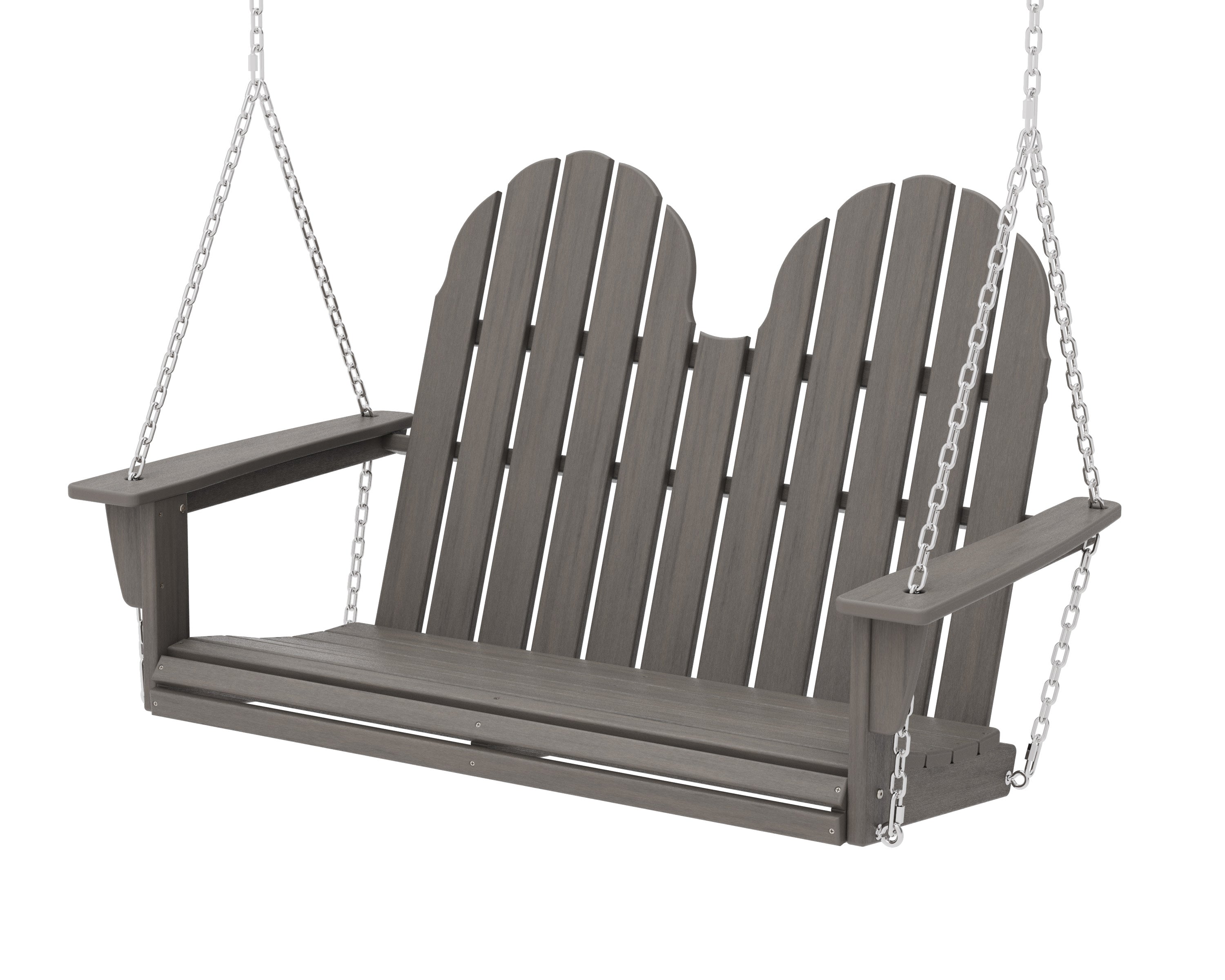 Vineyard Adirondack 48" Swing in Driftwood