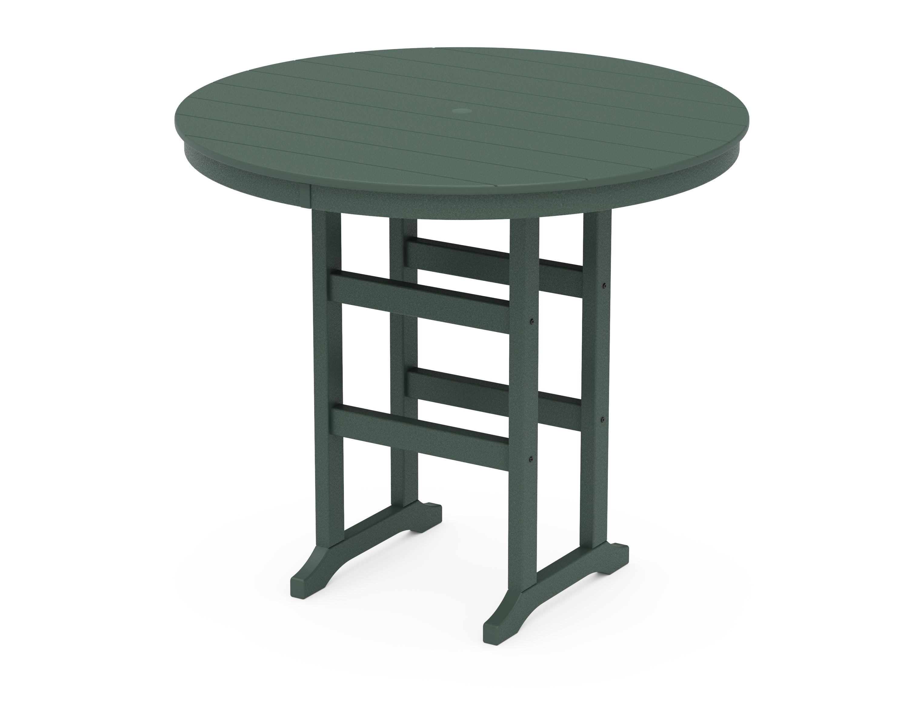 48" Round Farmhouse Bar Table in Green