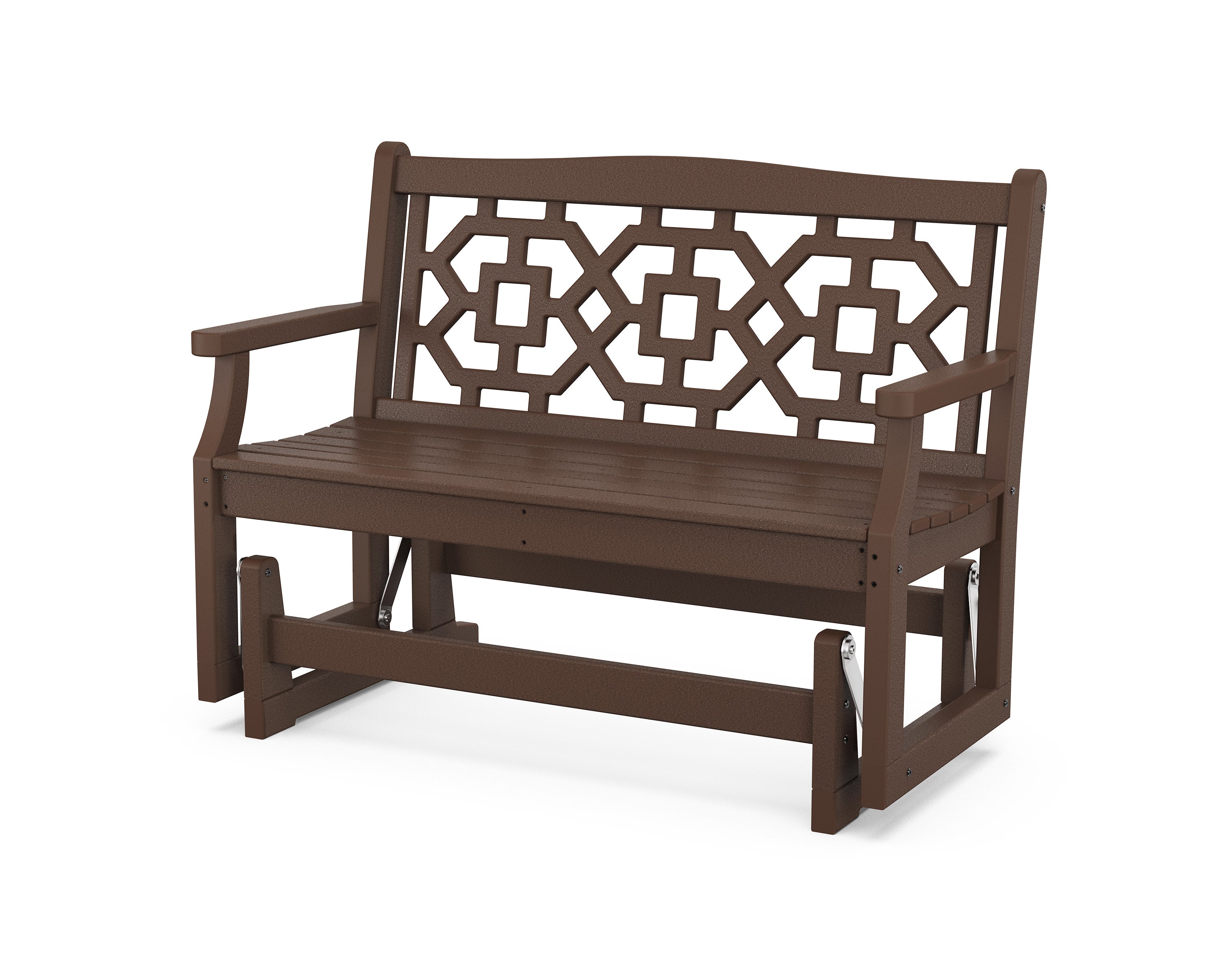 Chinoiserie 48" Glider in Mahogany