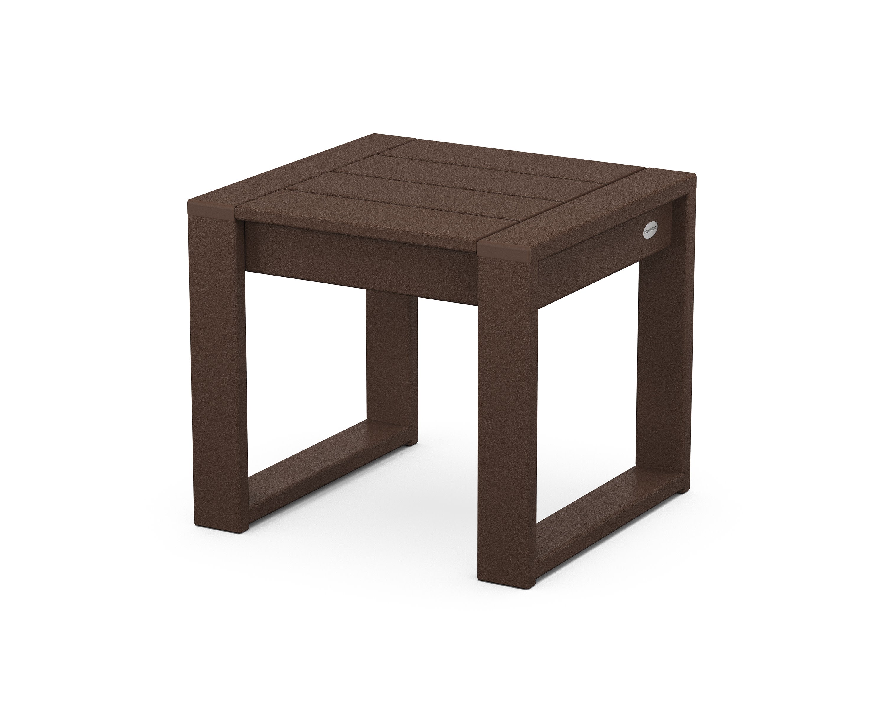 EDGE End Table in Mahogany