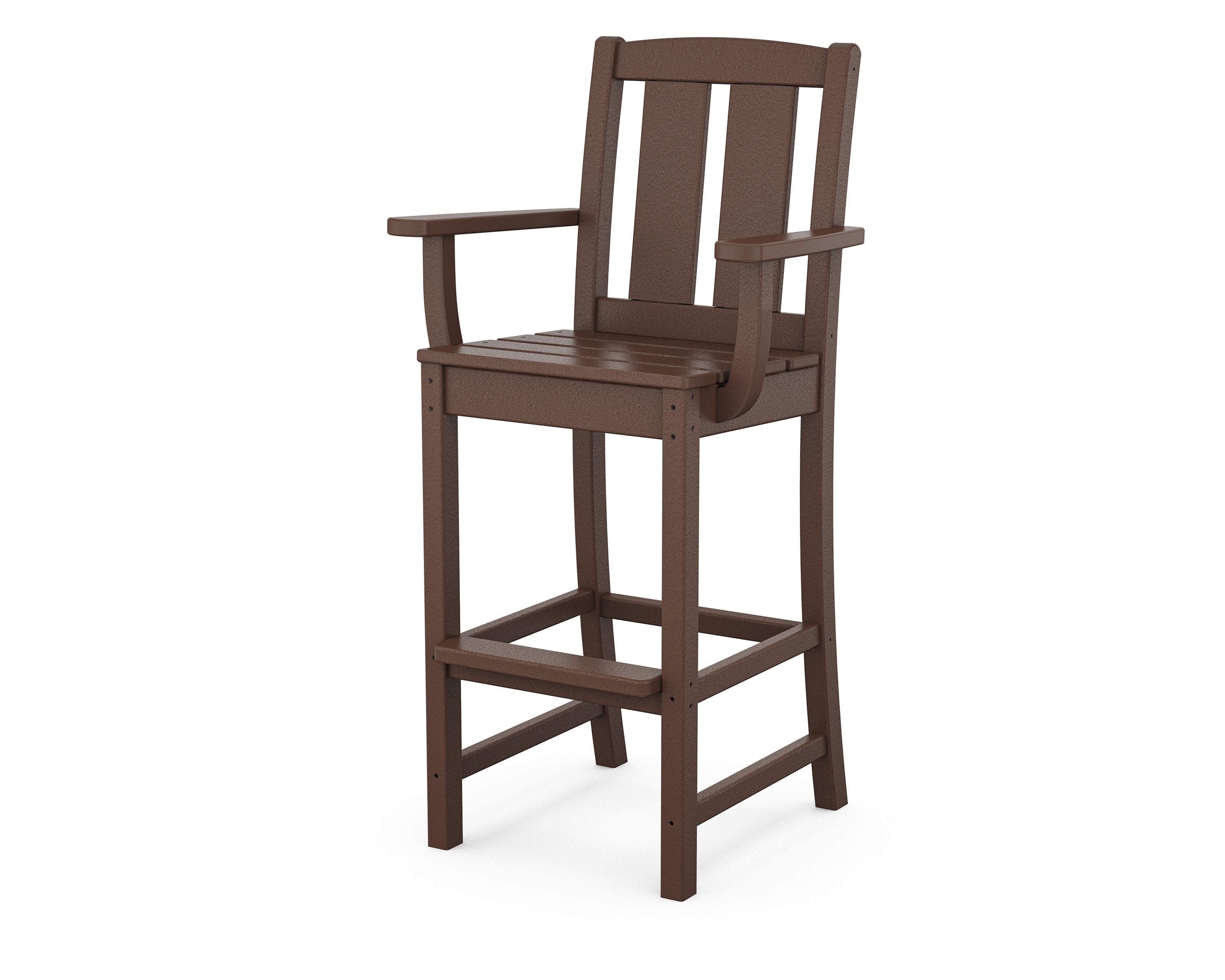Mission Bar Arm Chair in Mahogany