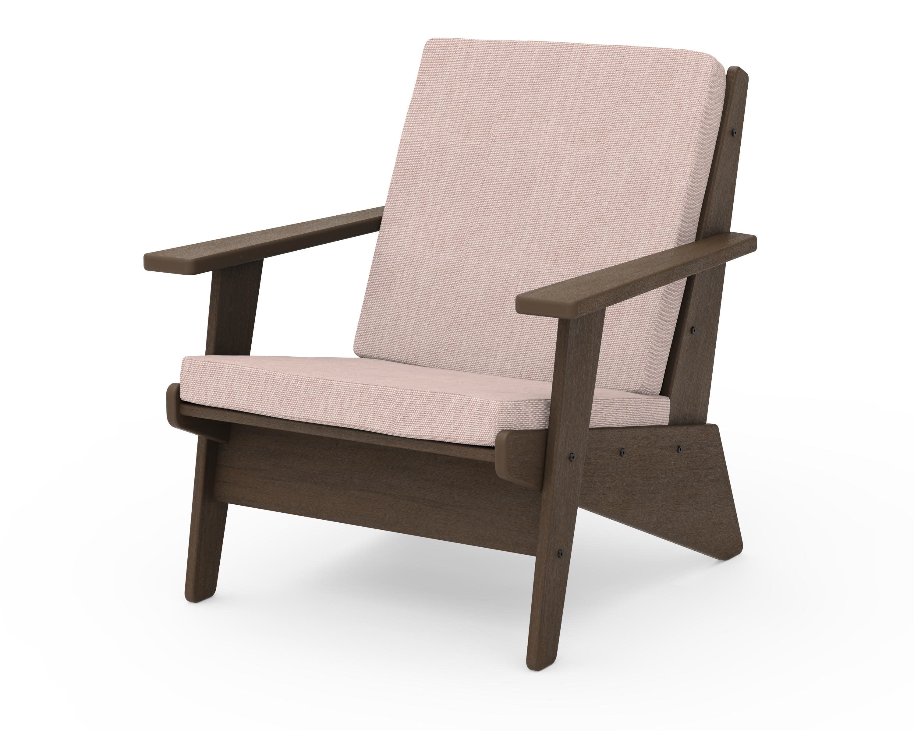 Riviera Modern Lounge Chair in Kona / Play Cameo