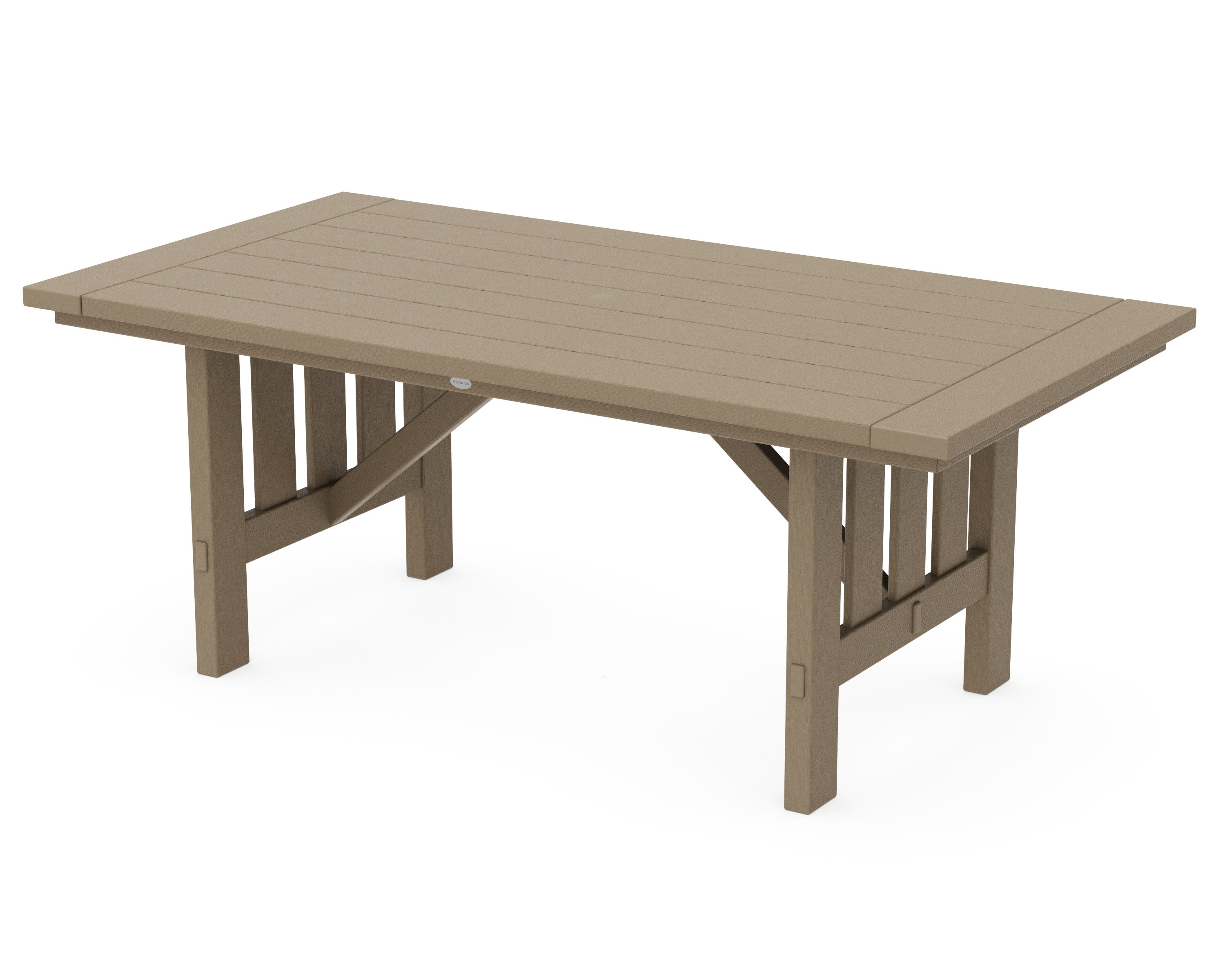 Mission 39" x 75" Dining Table in Vintage Sahara