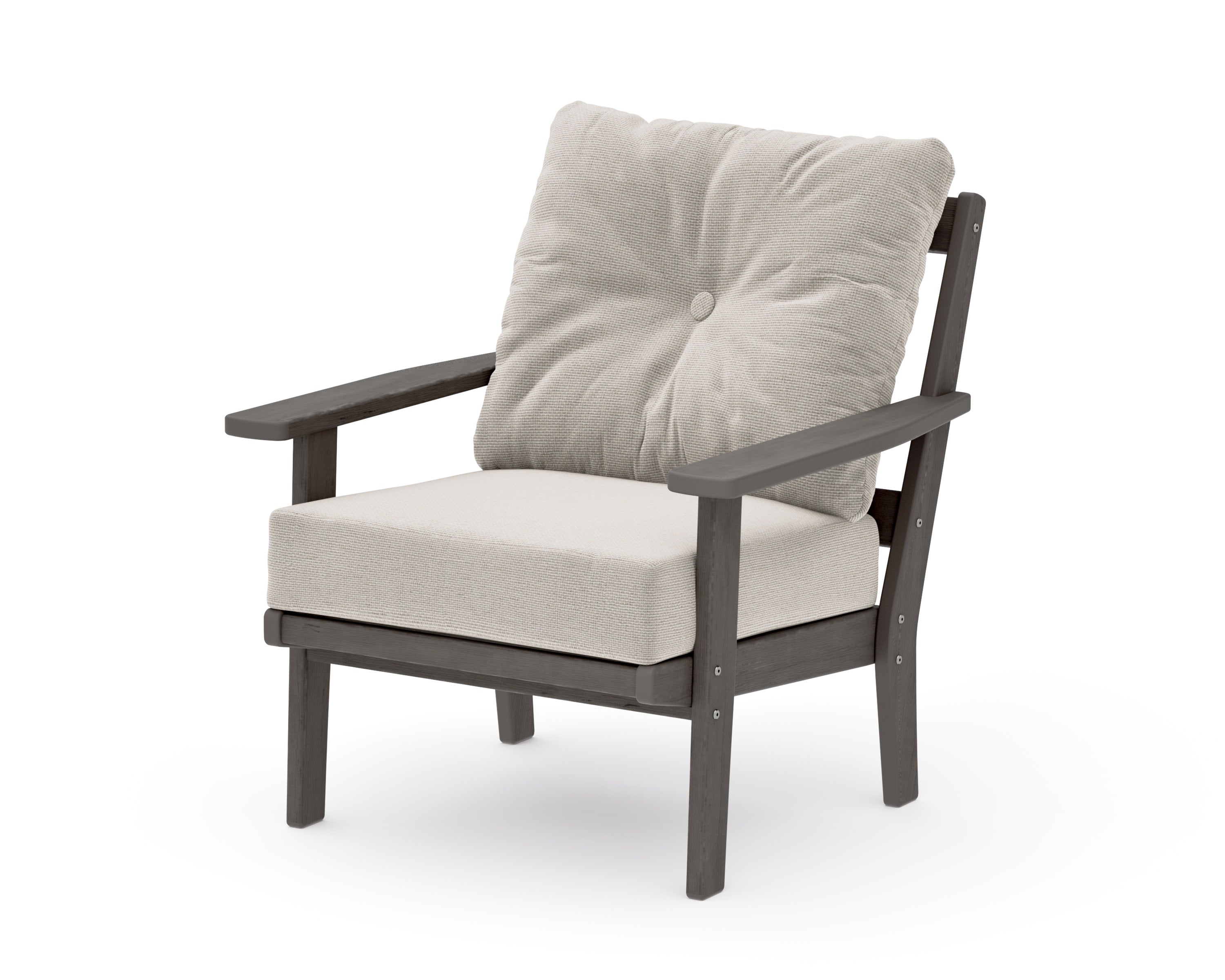 Prairie Deep Seating Chair in Driftwood / Dune Burlap