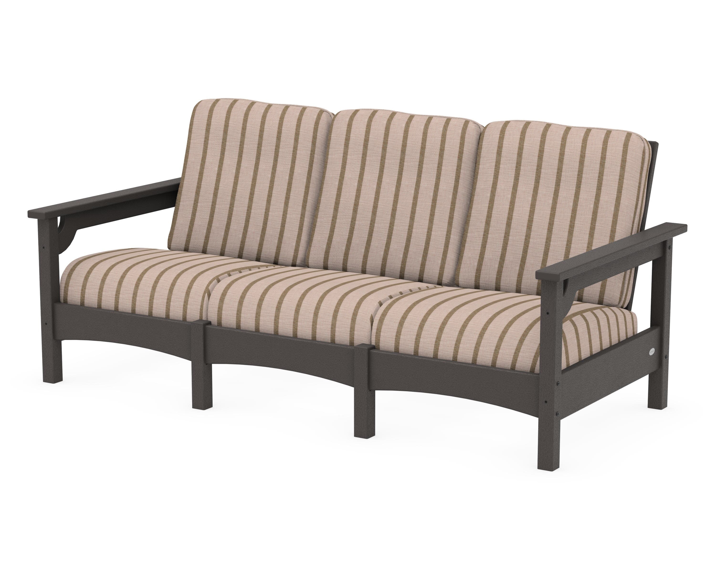 Club Sofa in Vintage Coffee / Unwind Cameo