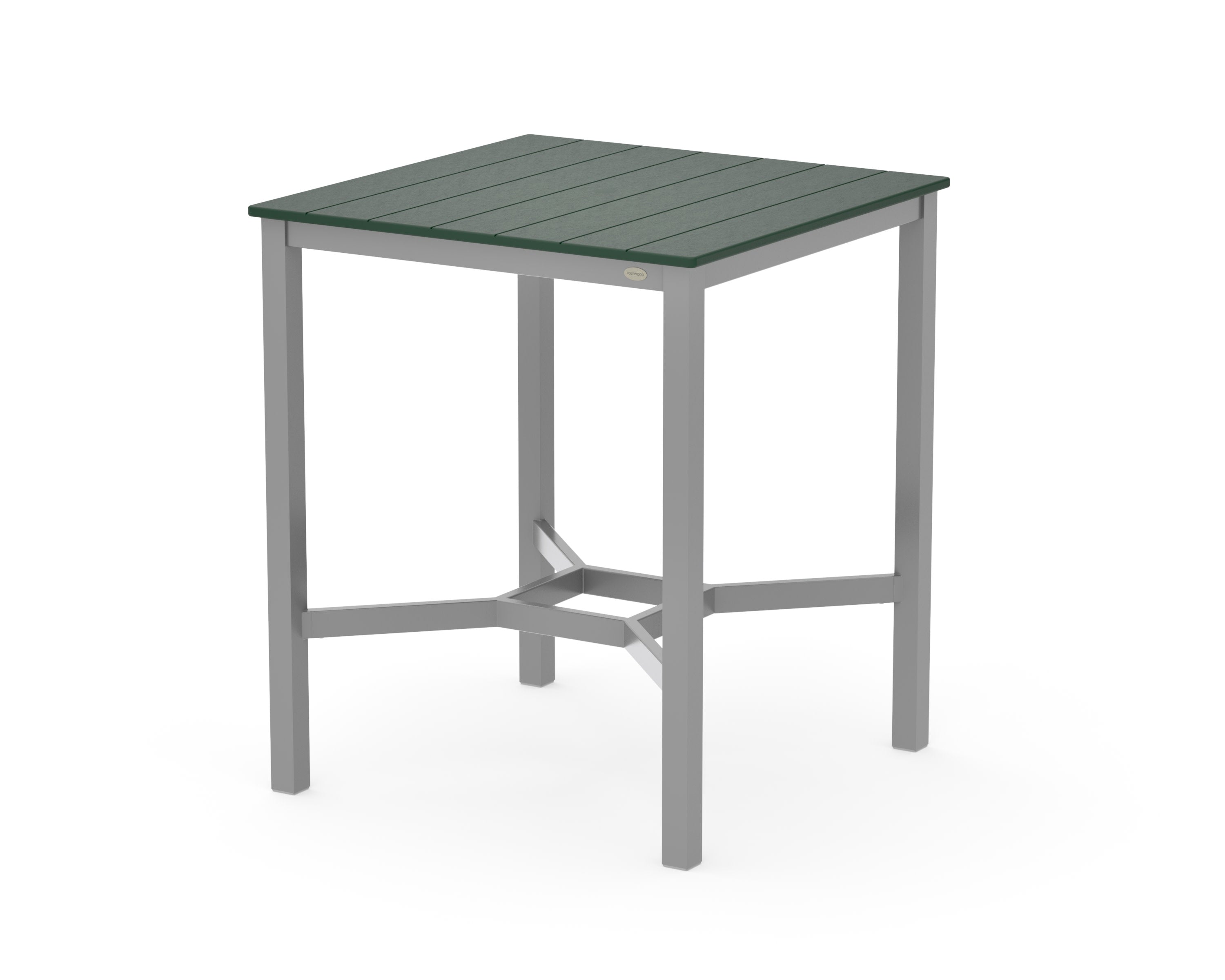 Main Street 36 x 36 Bar Table in Sand / Green
