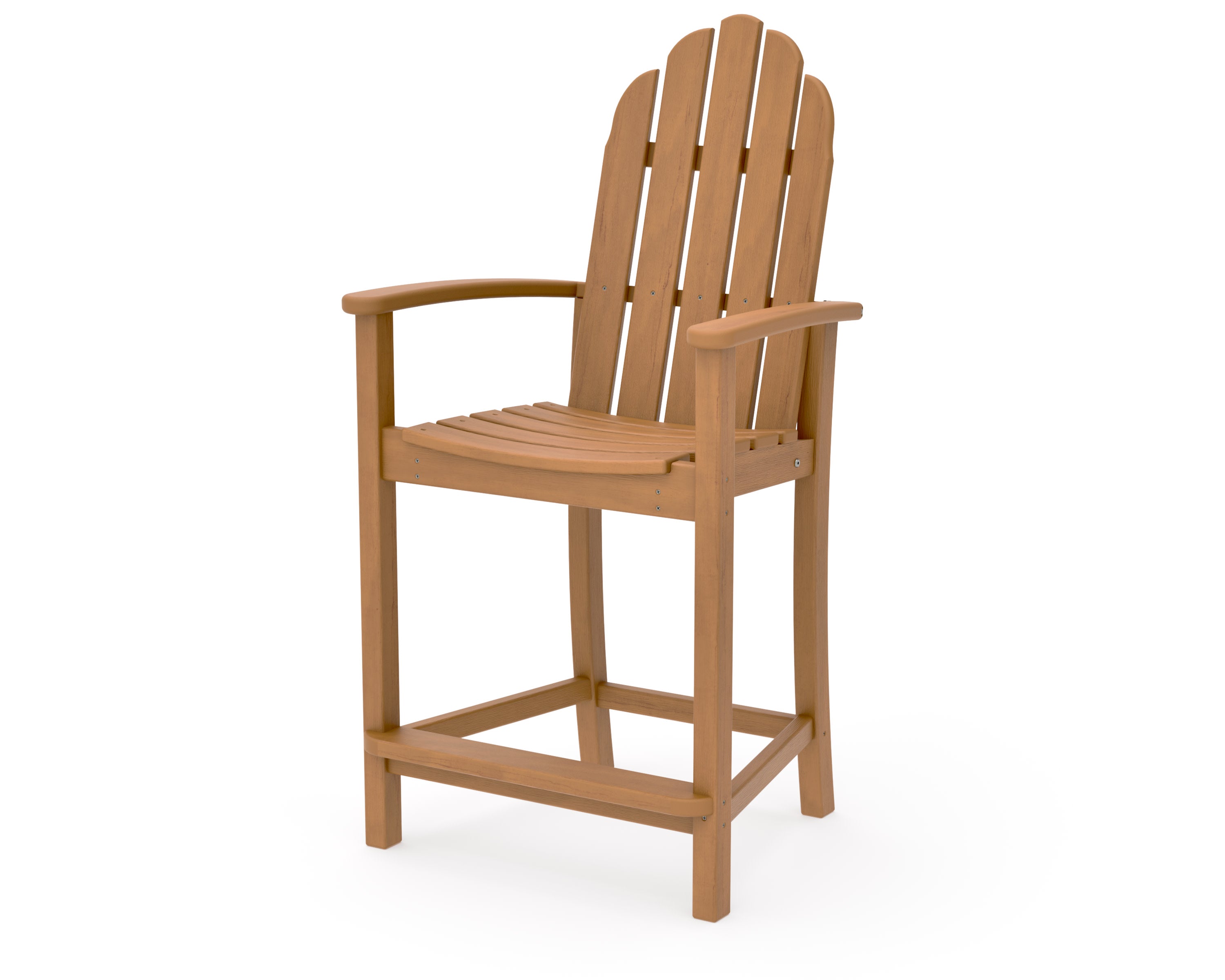 Classic Adirondack Counter Chair in Natural