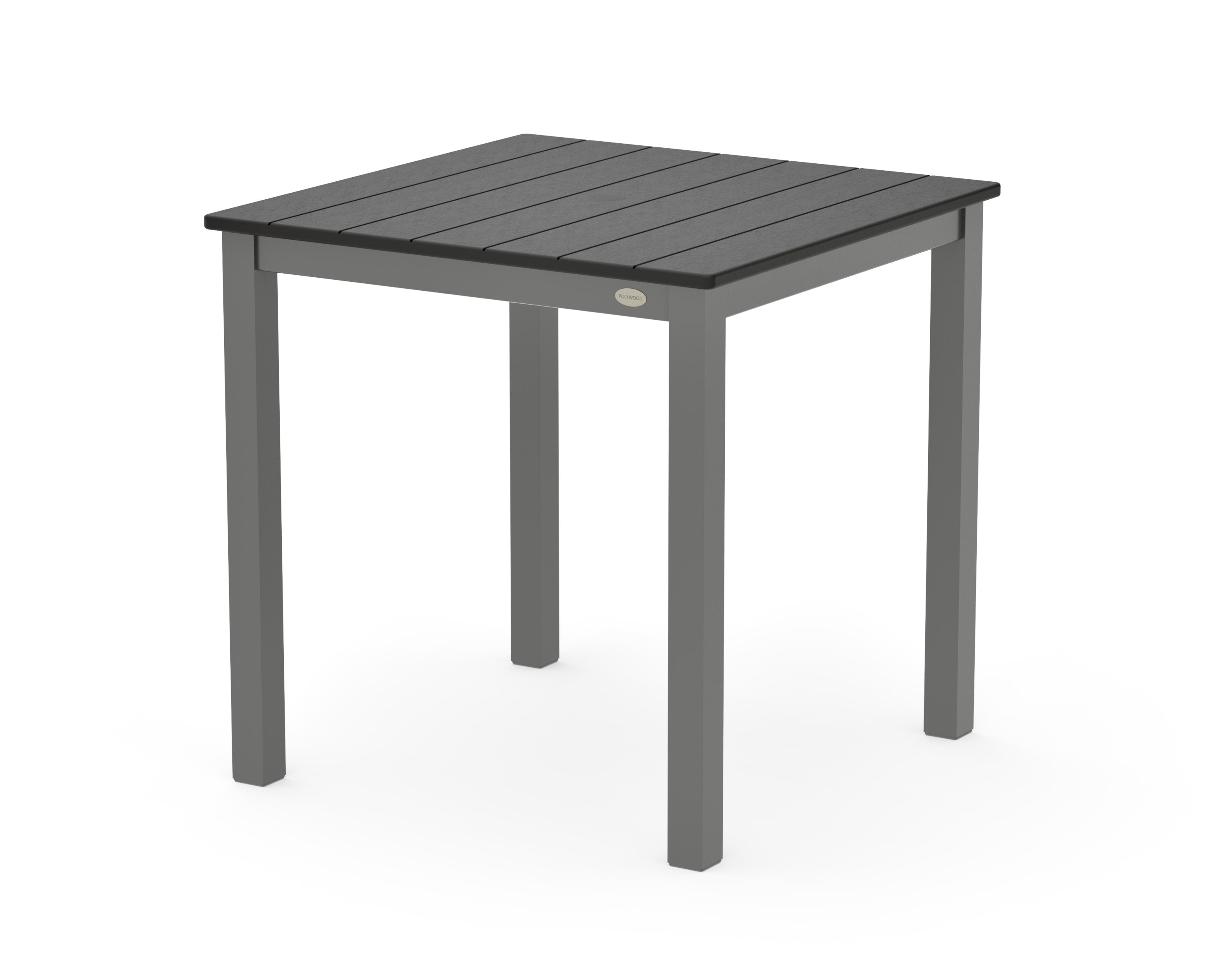 Main Street 30 x 30 Dining Table in Charcoal / Black