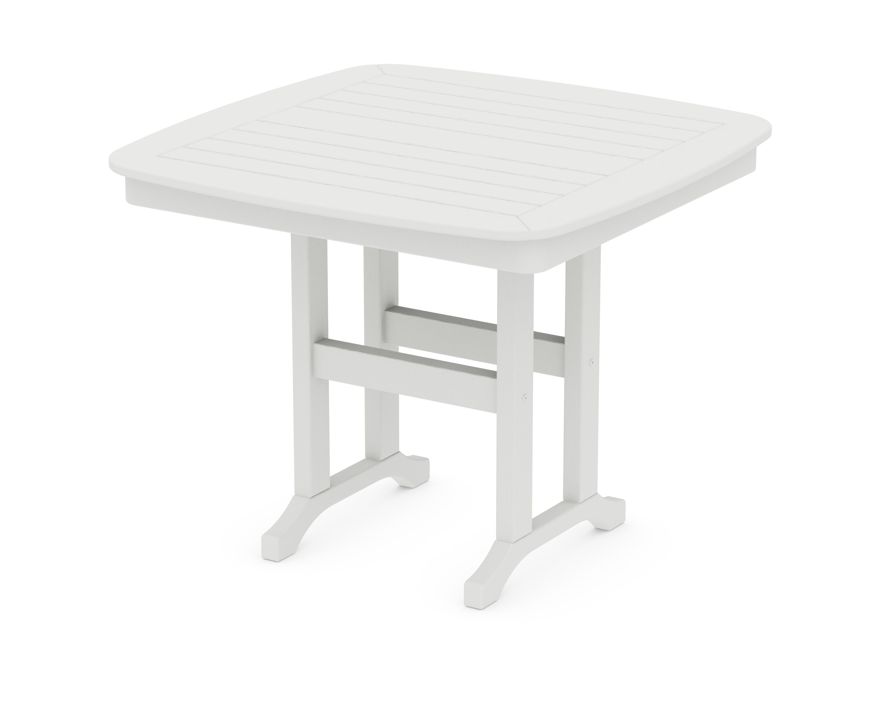 Nautical 37" Dining Table in Vintage White