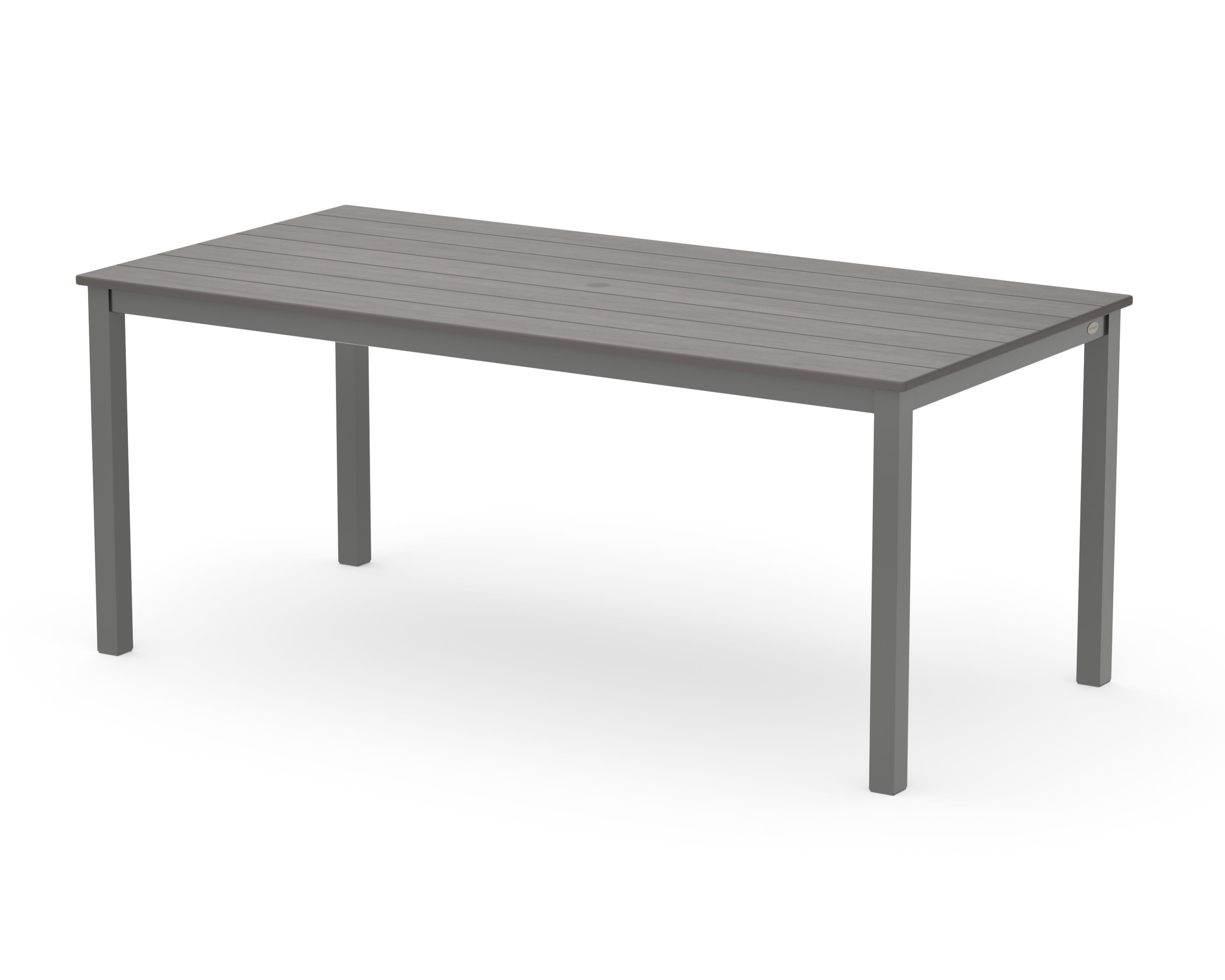 Main Street 36" x 72" Dining Table in Charcoal / Driftwood