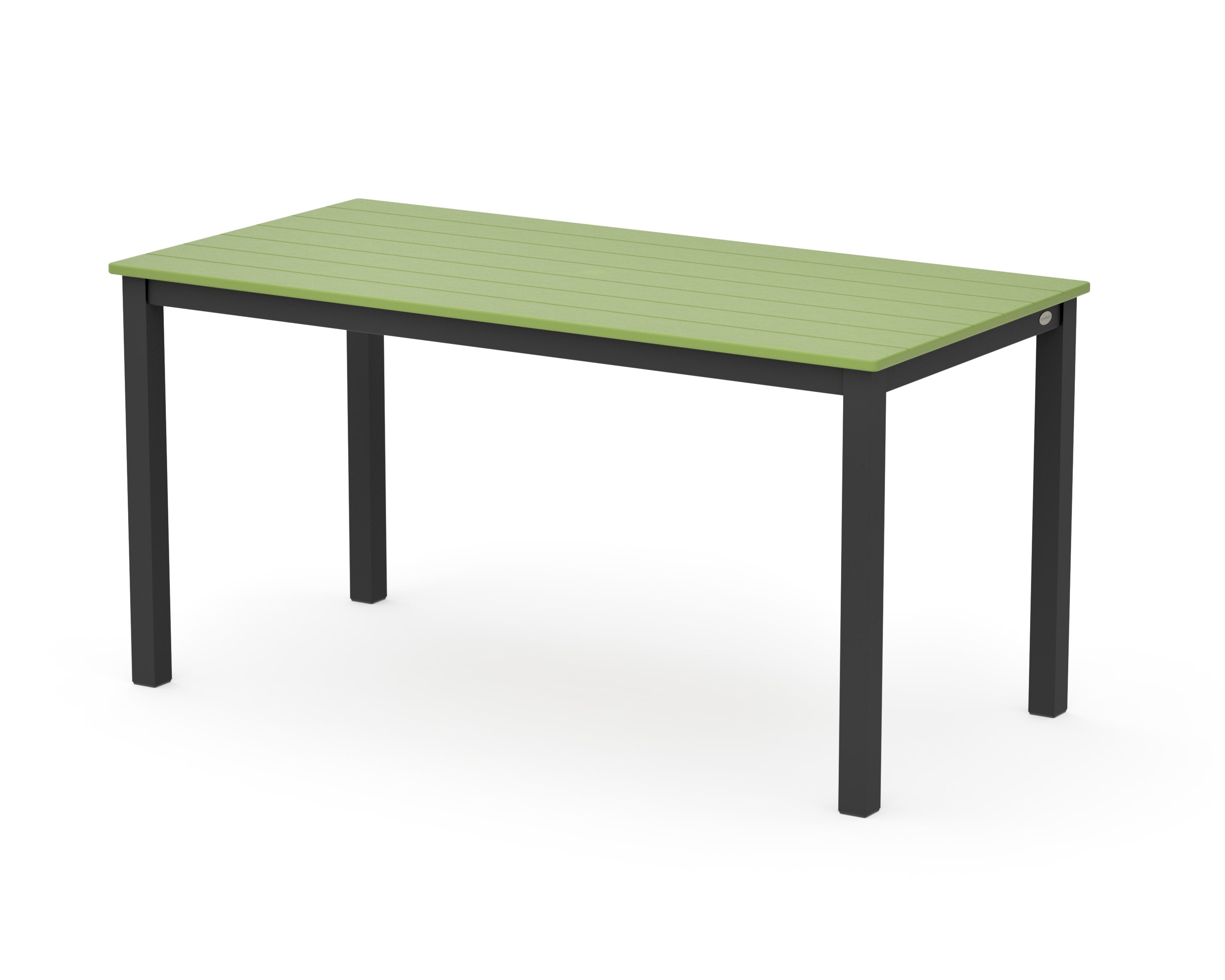 Main Street 30 x 60 Dining Table in Black / Lime