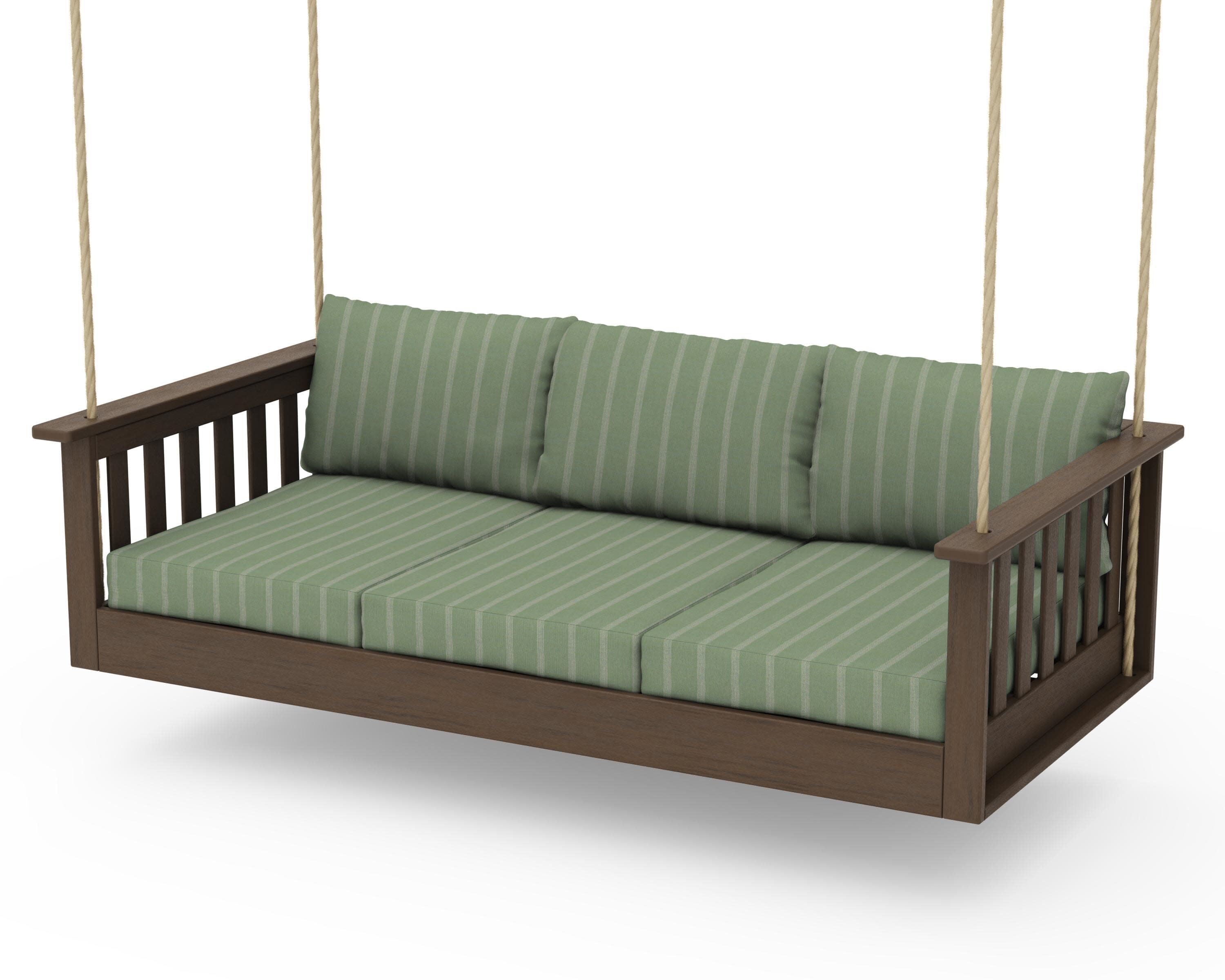 Vineyard Daybed Swing in Kona / Unwind Rainwashed