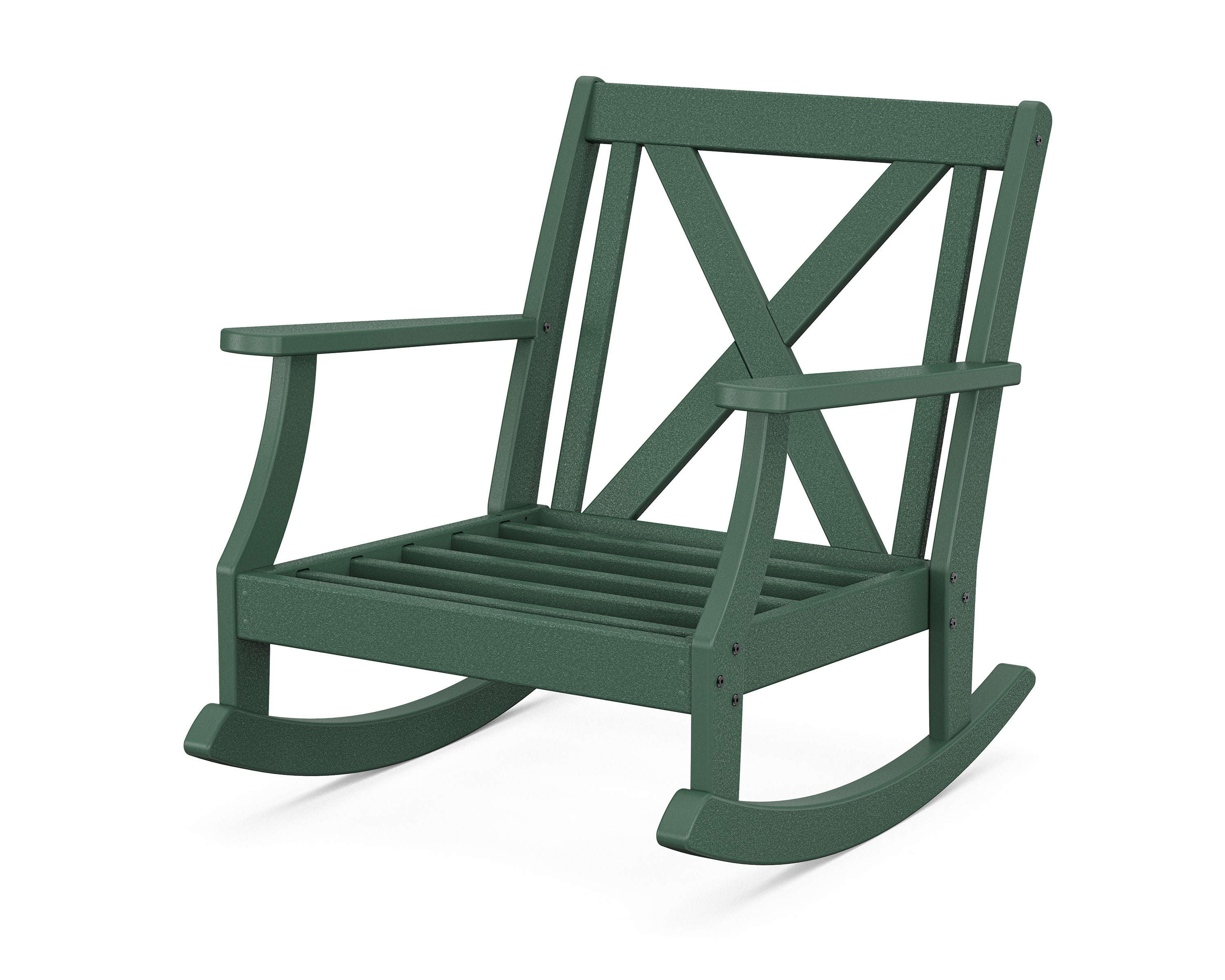 Braxton Deep Seating Rocking Chair Frame in Green