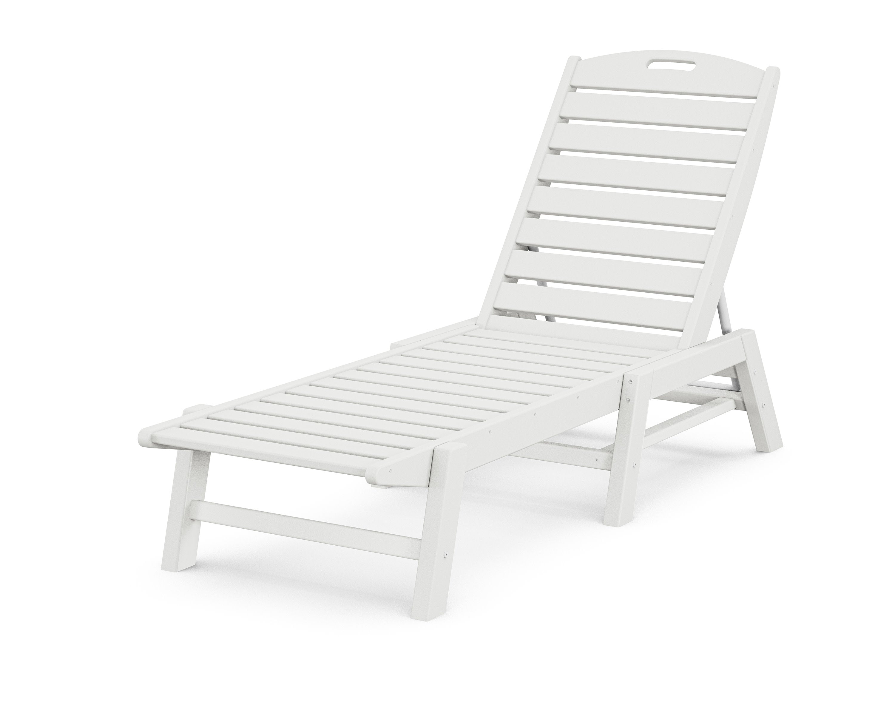 Nautical Chaise in White